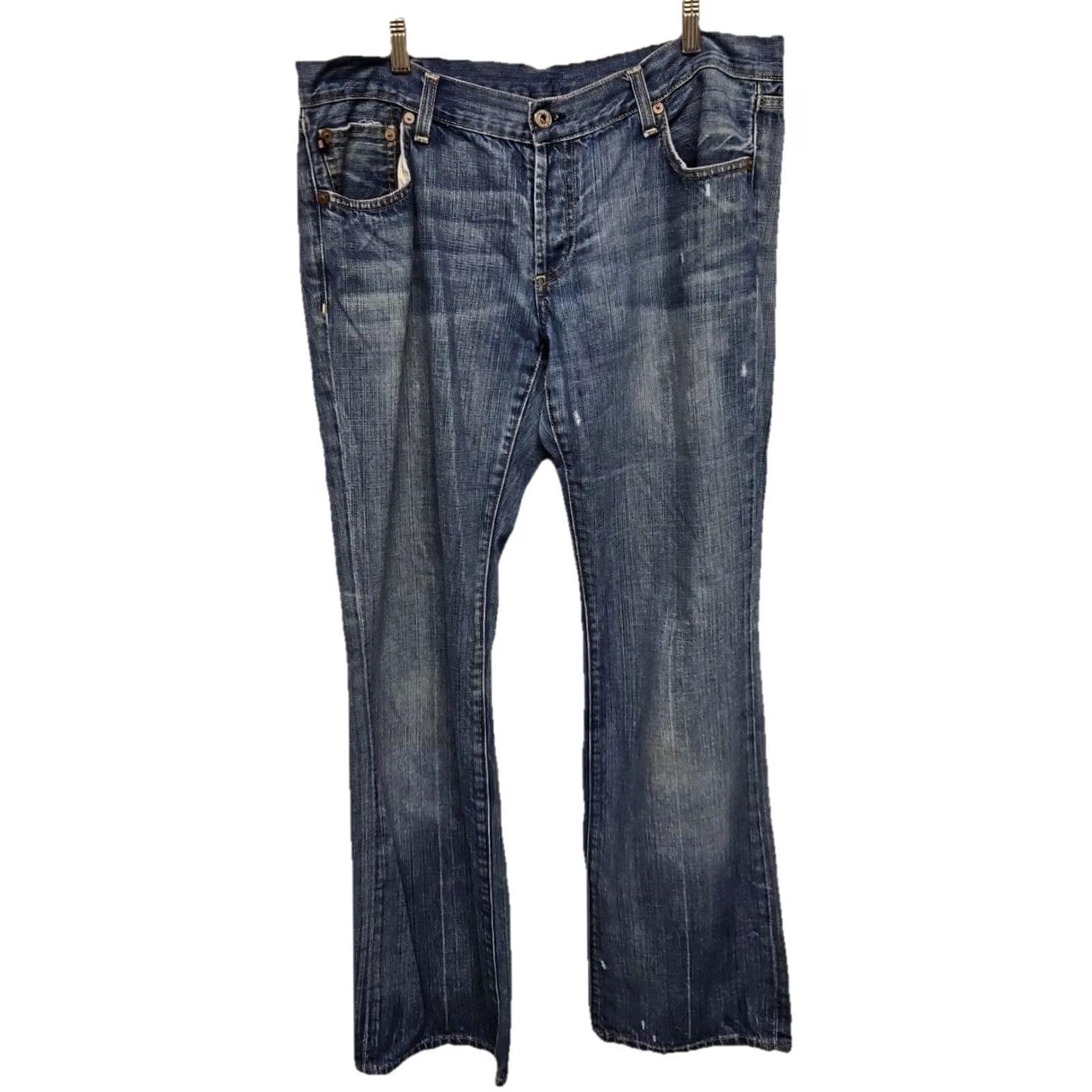 Ralph Lauren Y2K Polo Ralph Lauren Whitney Jean Women Size 14 Low Rise Bootcut 100% Cotton Size 36" / US 14 / IT 50 - 2 Thumbnail