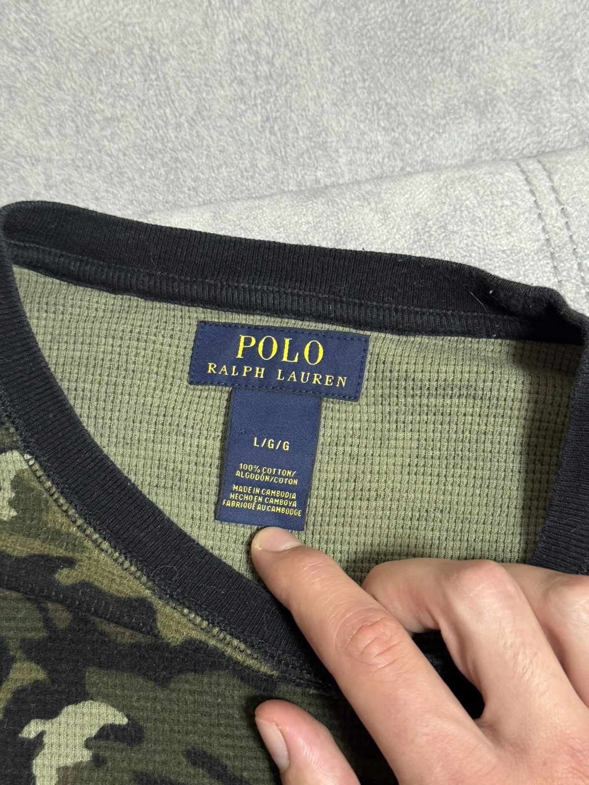 Polo Ralph Lauren Polo Ralph Lauren Camo Military Sweatshirt Size L Men’s Size US L / EU 52-54 / 3 - 12 Thumbnail
