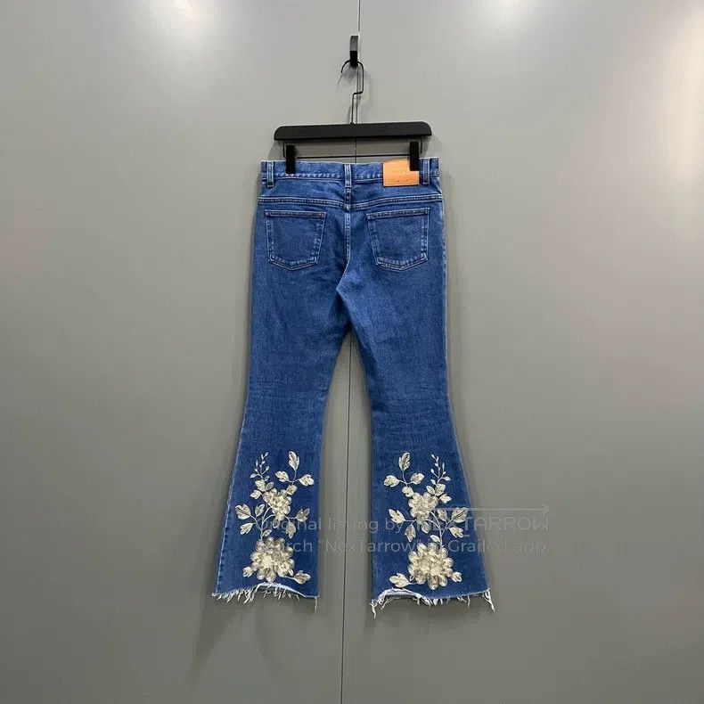Gucci Gucci Floral embroidered micro-trousers Size 27" / US 4 / IT 40 - 2 Thumbnail
