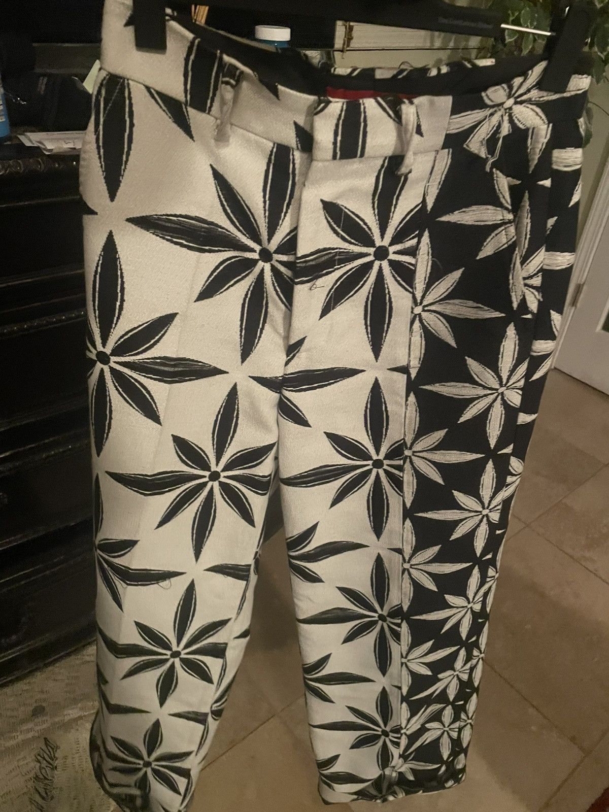 Kusikohc Kusikohc Floral Pants Size US 29 - 1 Thumbnail