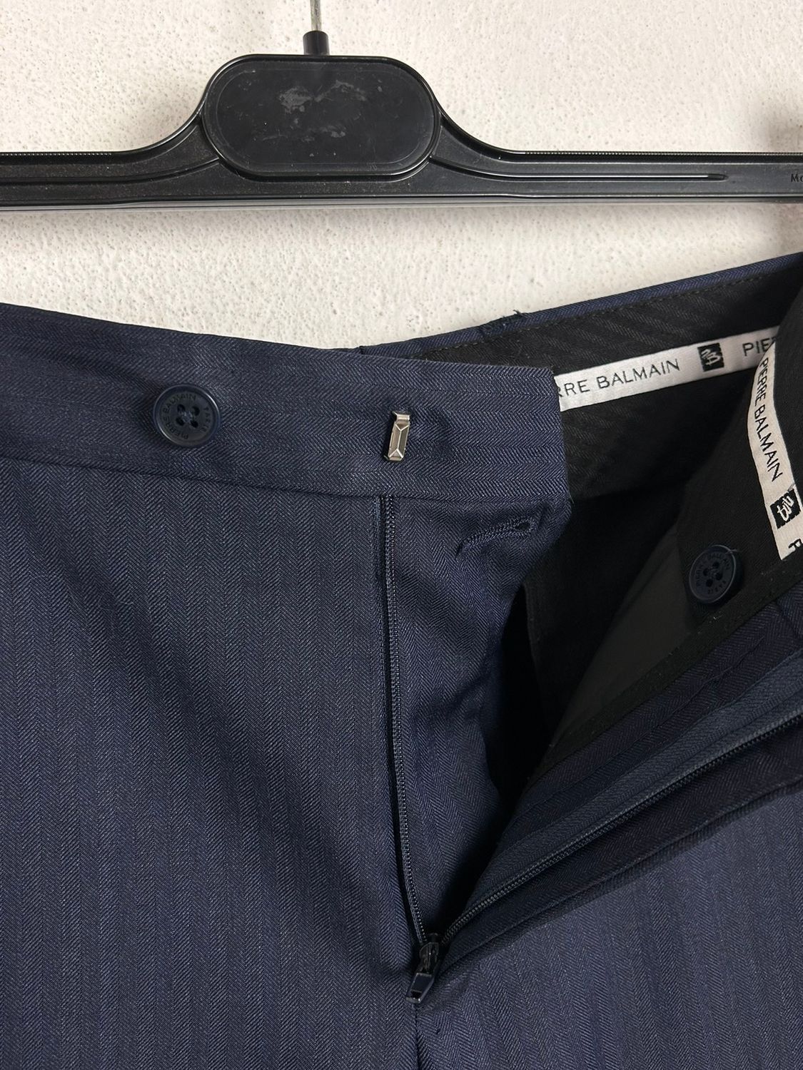 Balmain 90s Vintage Pierre Balmain Casual Tailoring Trousers Pants Size 50S - 5 Thumbnail