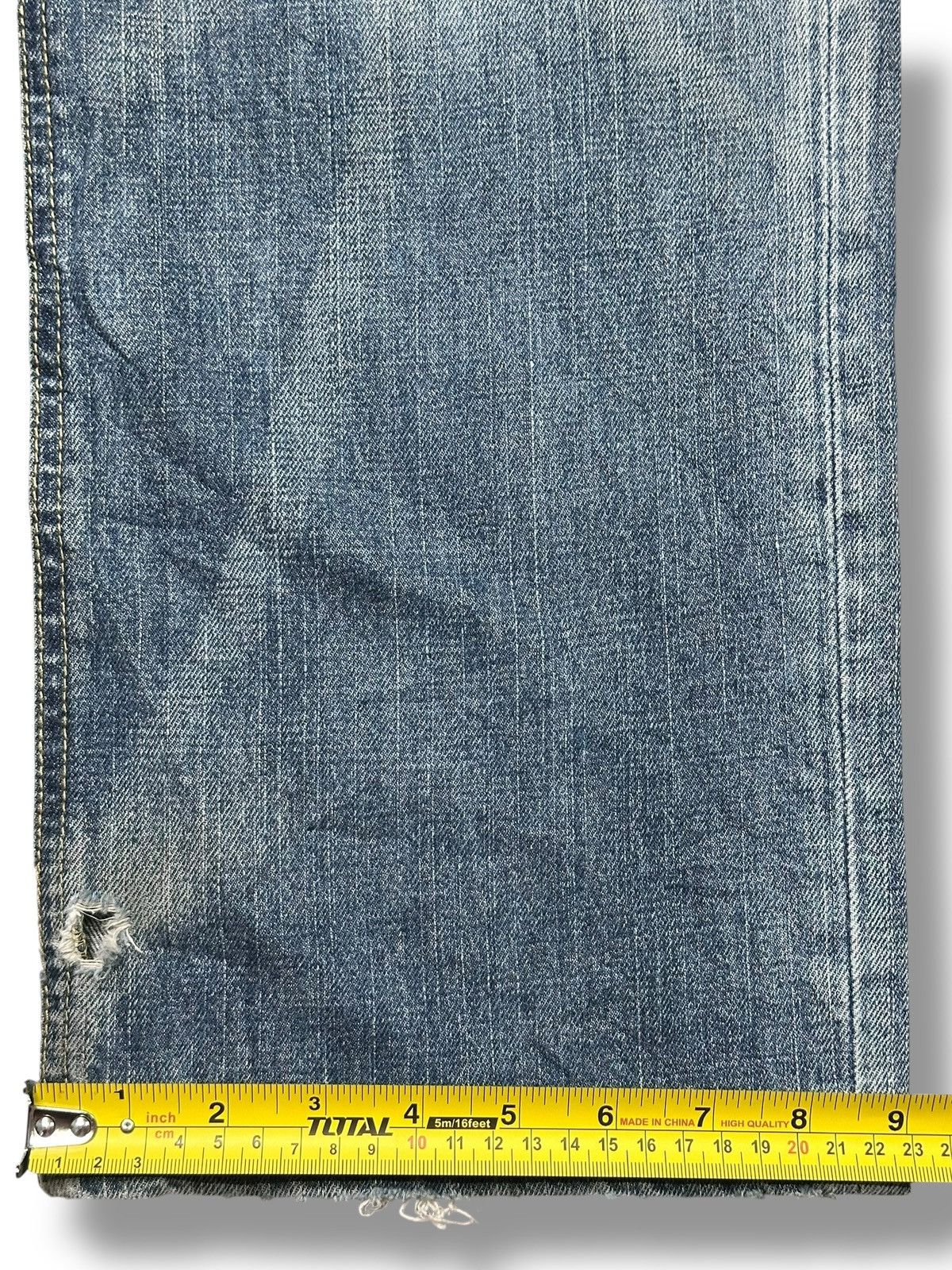 Japanese Brand The Denim Japan Jean Distressed Baggy Loose Style and Faded Size US 34 / EU 50 - 17 Thumbnail