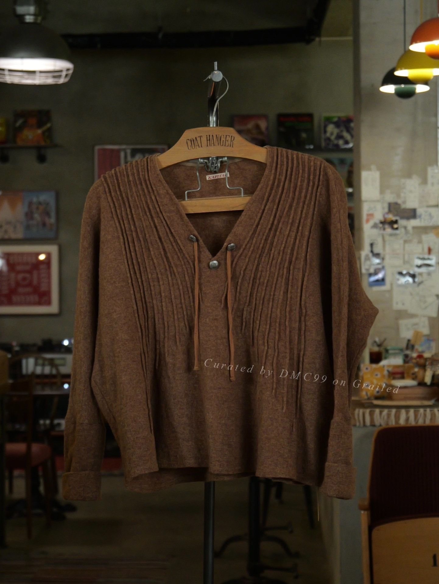 Kapital Kapital Cambridge Button V-neck Top Size XS / US 0-2 / IT 36-38 - 1 Thumbnail