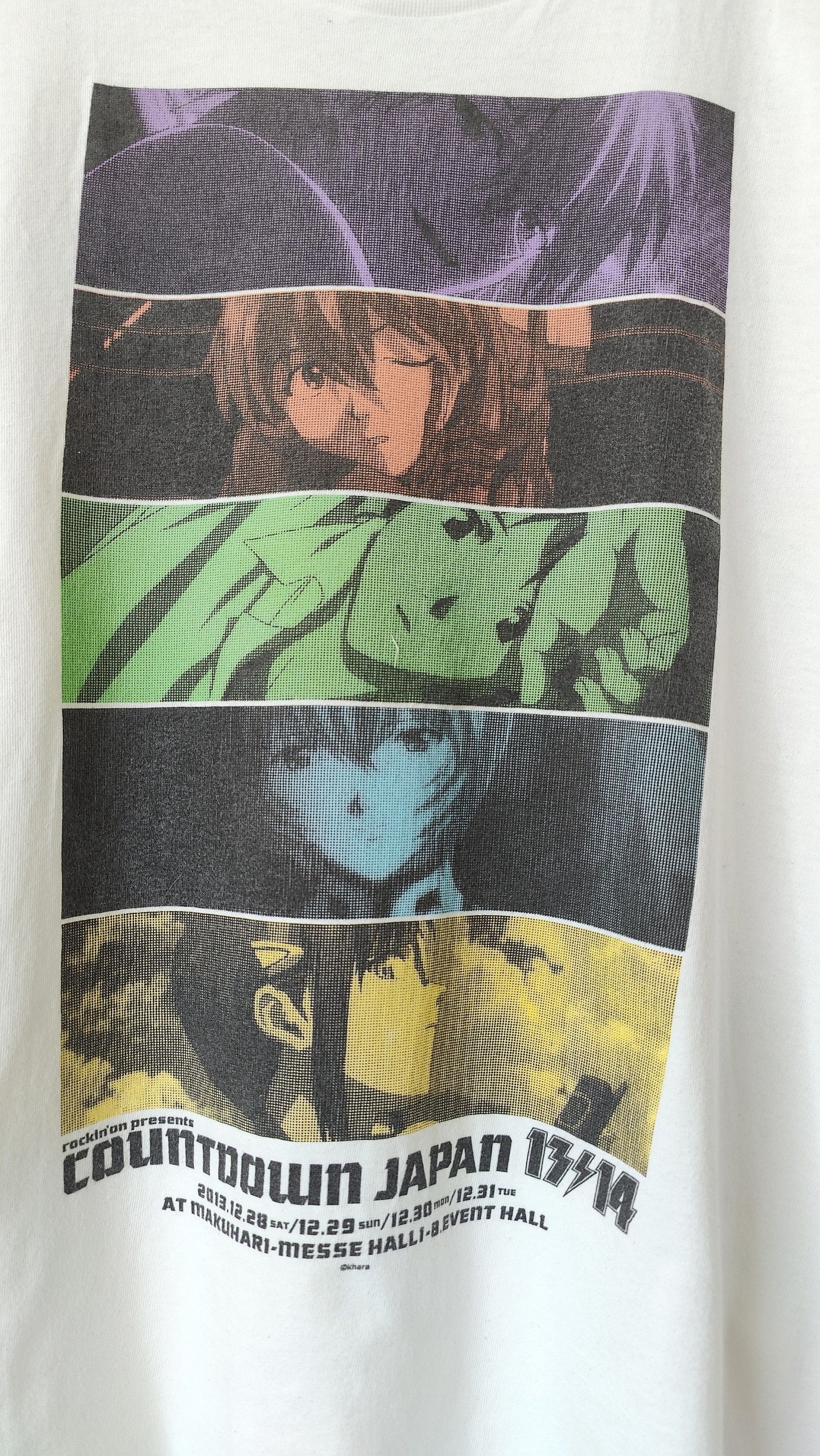 Anime RARE Evangelion x Countdown Japan 13/14 Vintage Tshirt Size US XL / EU 56 / 4 - 2 Thumbnail