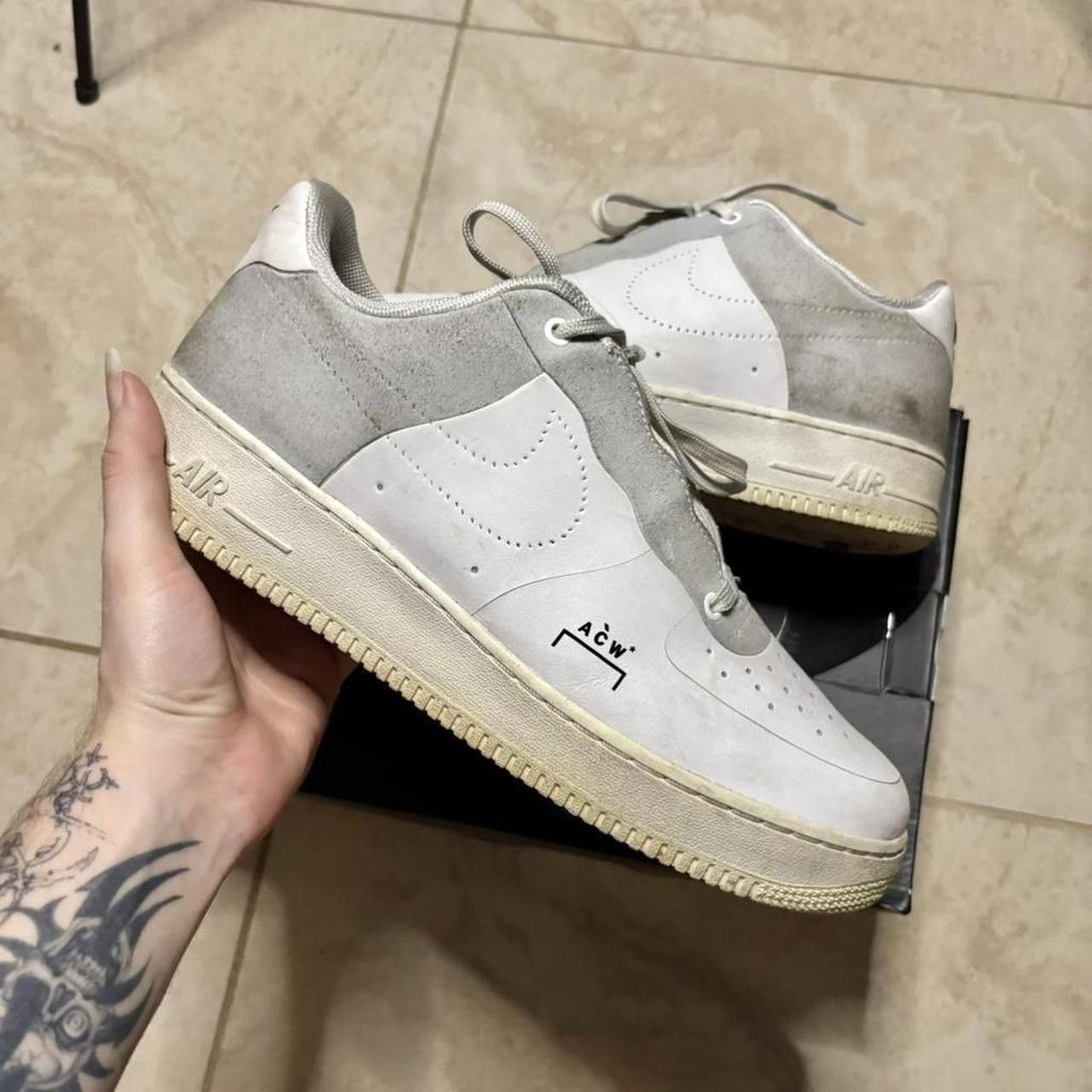 A-COLD-WALL* × Nike Nike x A-Cold-Wall ACW Air Force 1 Low with Box Size US 10 / EU 43 - 2 Thumbnail