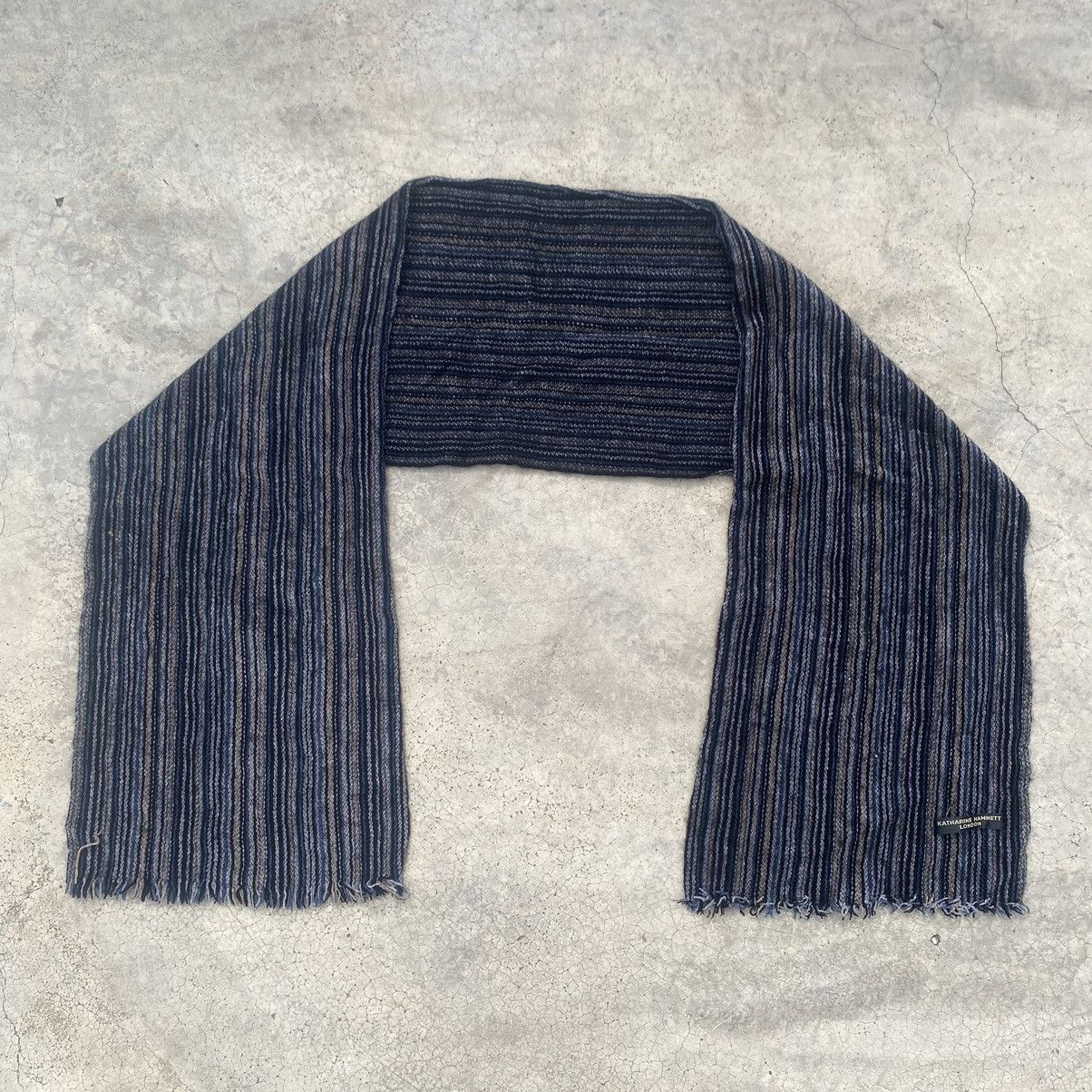 Katharine Hamnett London KATHARINE HAMNETT LONDON SCARF/MUFFLER WOOL Size ONE SIZE - 2 Thumbnail
