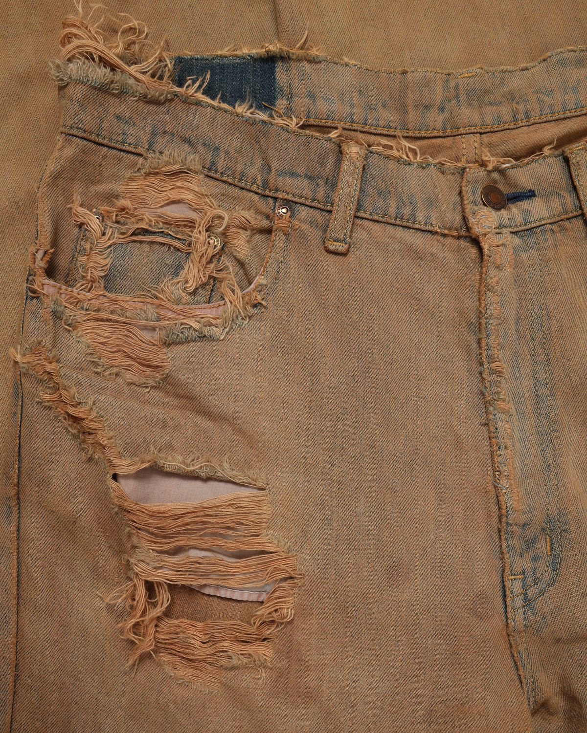 If Six Was Nine × Japanese Brand × Le Grande Bleu (L.G.B.) DOMESTIC OBJECT distressed mudwash baggy jeans Size US 36 / EU 52 - 3 Thumbnail