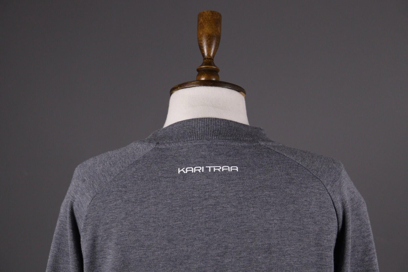 Designer Kari Traa Gray Long Sleeve Cotton Sweater Size L Size L / US 10 / IT 46 - 8 Thumbnail
