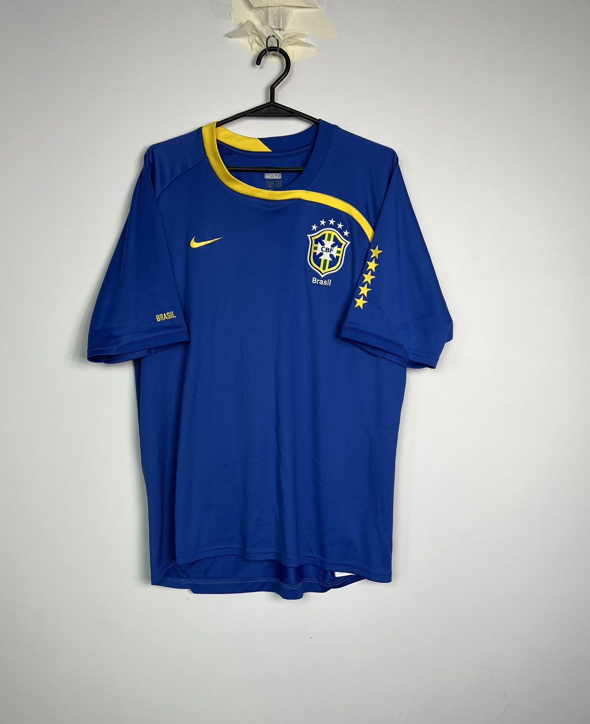 Nike × Vintage Nike Brazil 2006/2008 Soccer Jersey Vintage Size US M / EU 48-50 / 2 - 1 Thumbnail