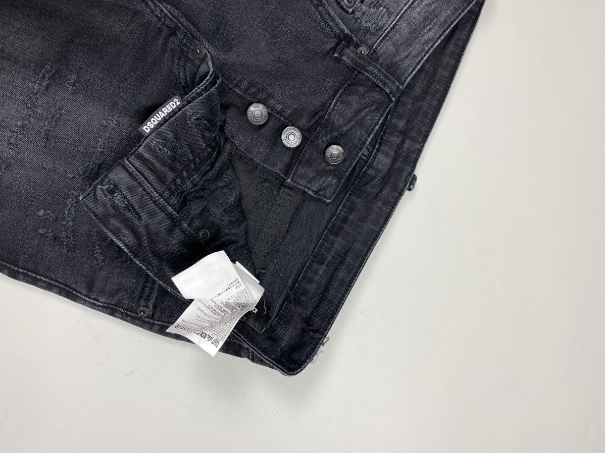 Dsquared2 Dsquared ladies skinny Dan Jean distressed denim jeans Size 30" / US 8 / IT 44 - 15 Thumbnail