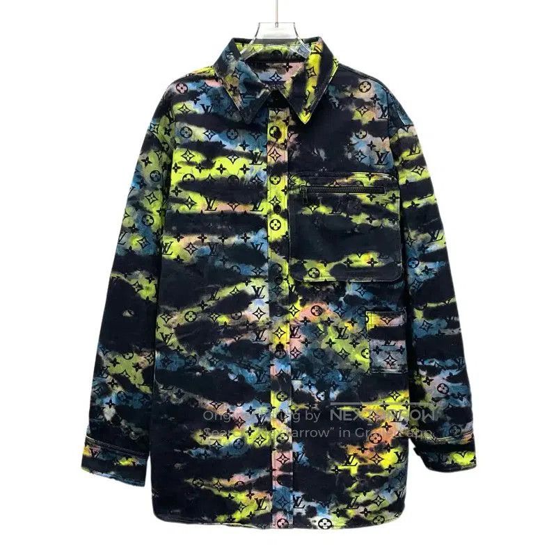 Louis Vuitton Louis Vuitton Multicolor Cotton Men's Jacket . Size US L / EU 52-54 / 3 - 1 Thumbnail