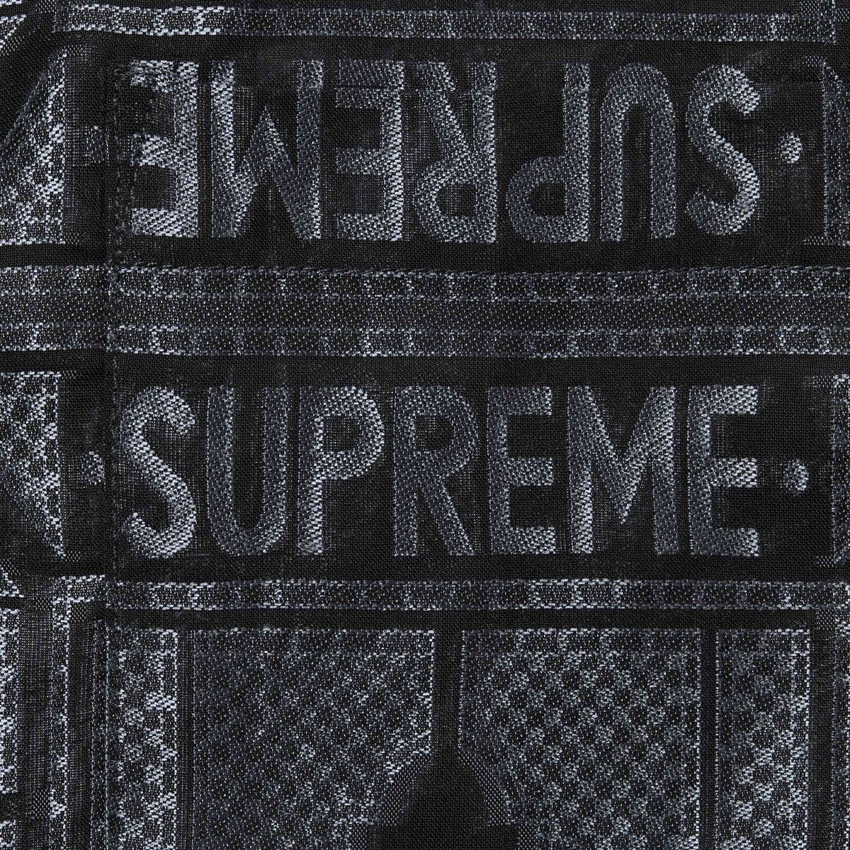 Supreme SUPREME TRAY JACQUARD S/S SHIRT BLACK Size US L / EU 52-54 / 3 - 14 Thumbnail