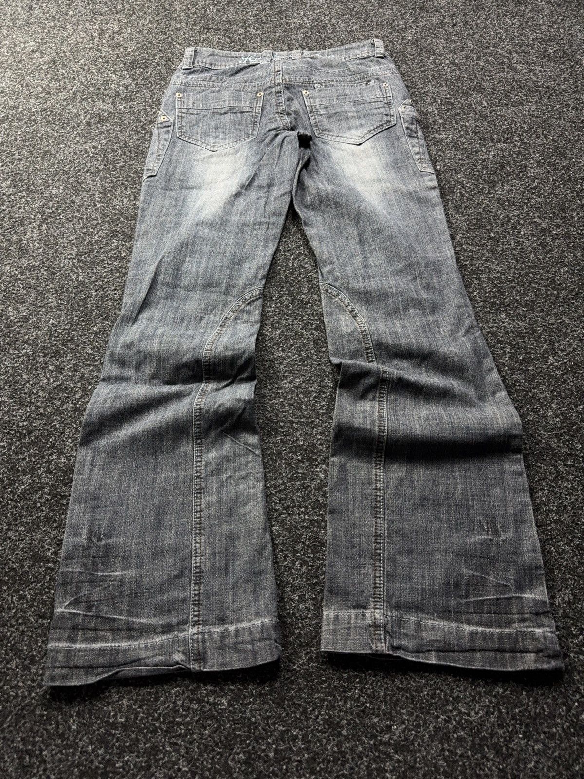 KangaROOS Retro 90s KangaROOS Y2K utility wide leg faded denim jeans Size 28" / US 6 / IT 42 - 9 Thumbnail