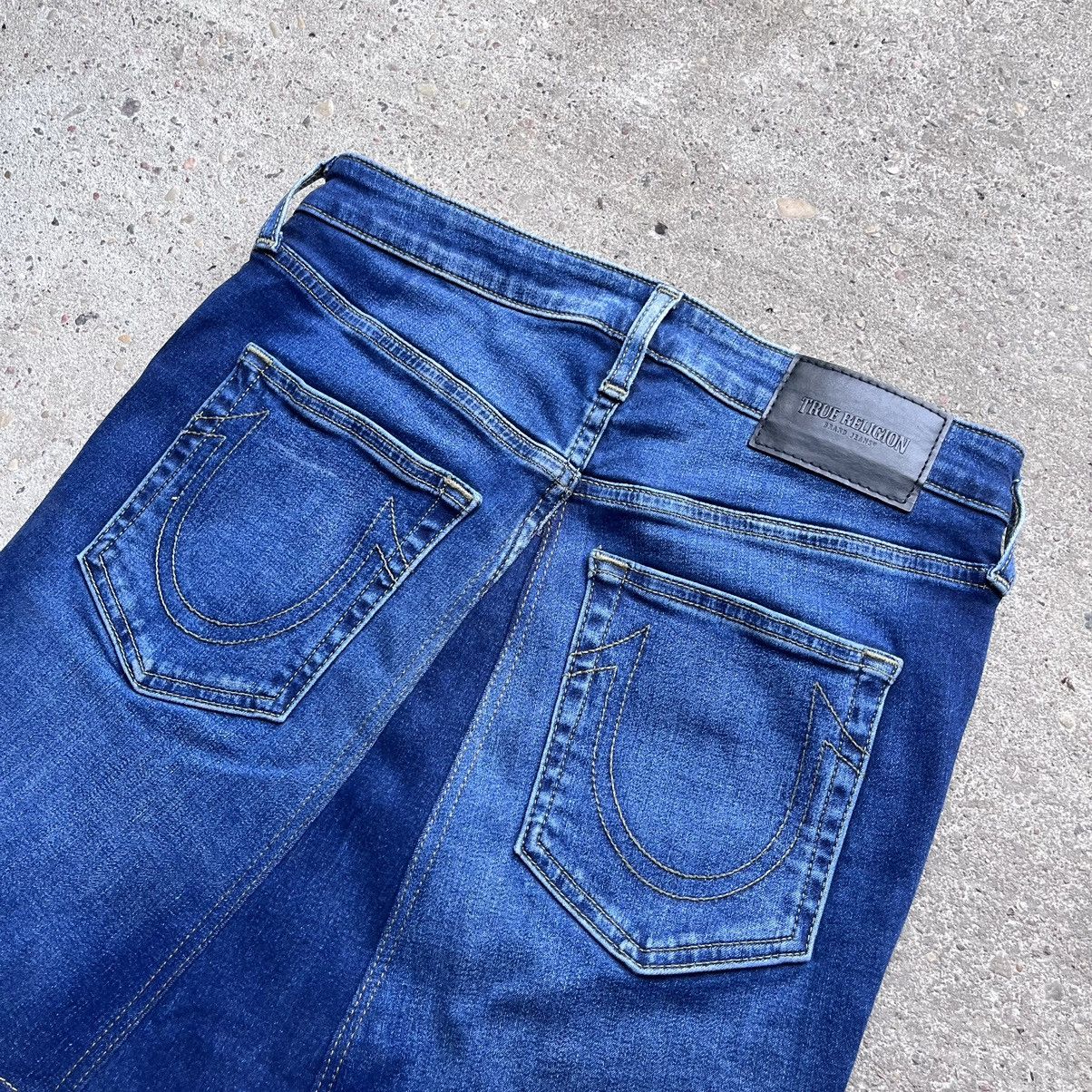 True Religion × Vintage True Religion vintage mini skirt denim navy Size 28" / US 6 / IT 42 - 6 Thumbnail
