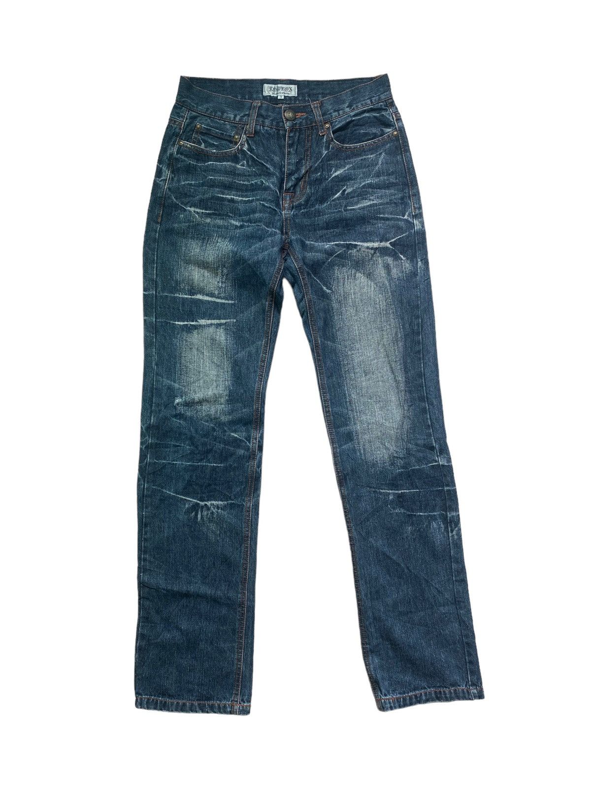 Vintage Lowbox Regular Fit Denim Punk Grunge Style