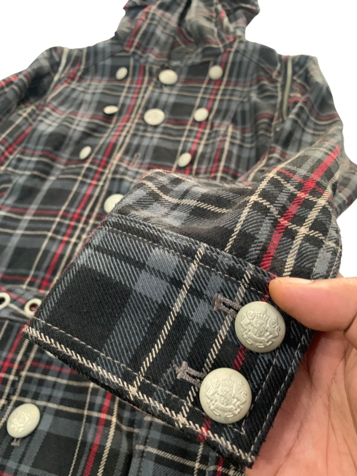 Le Grande Bleu (L.G.B.) y2k Algonquins detachable bondage punk gothic parka hoodie Size US S / EU 44-46 / 1 - 6 Thumbnail