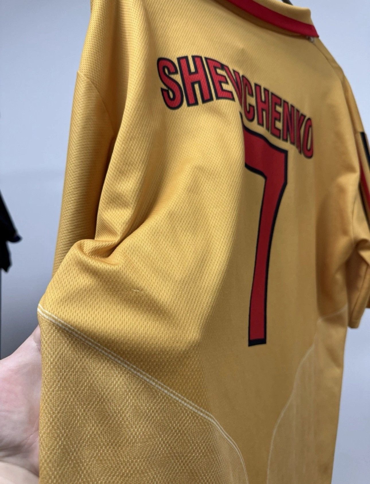Vintage Vintage AC Milan Italy Shevchenko #7 Jersey Blockore Bootleg Size US XL / EU 56 / 4 - 7 Thumbnail