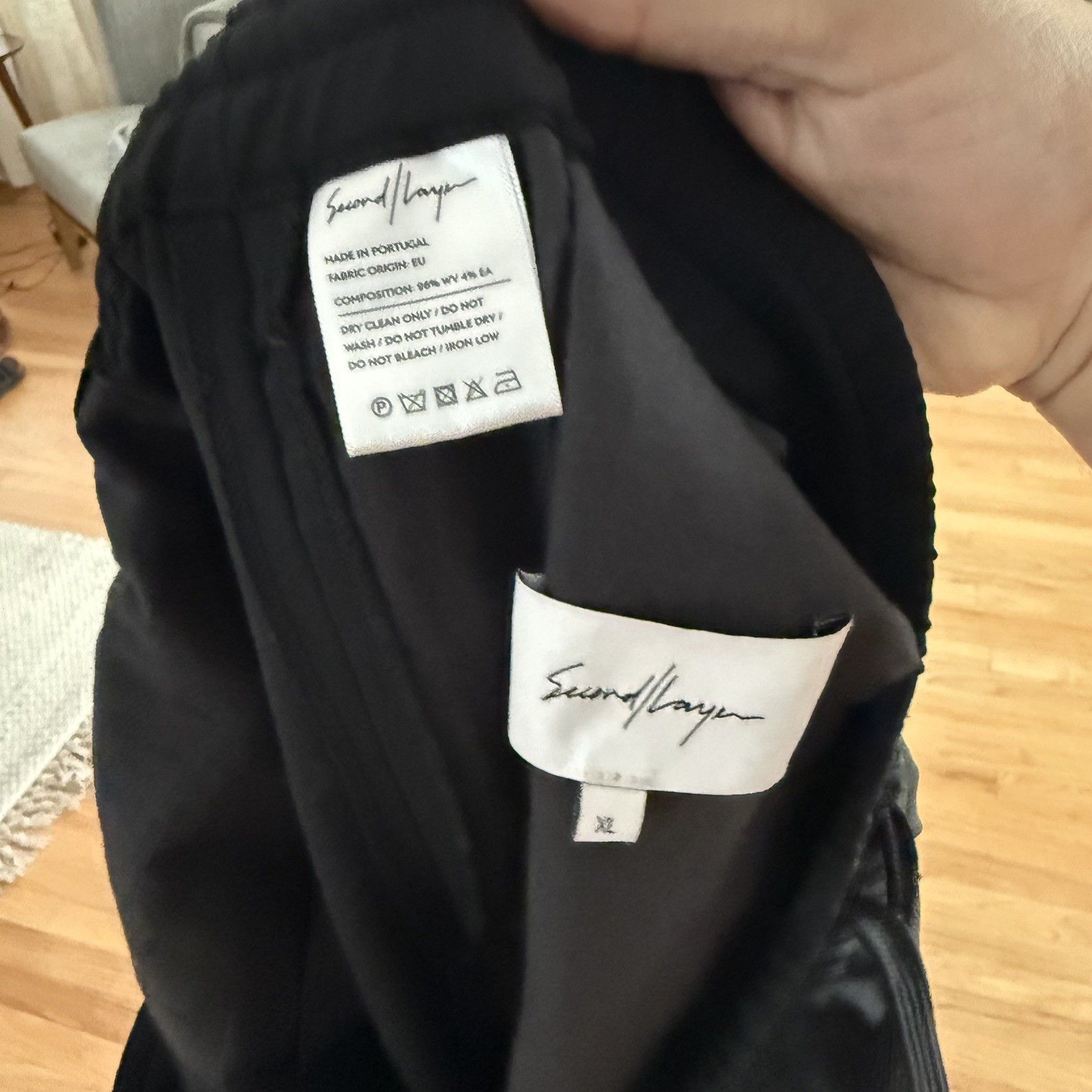 Second/Layer Second/Layer Black Slim Track Pants XL Size US 34 / EU 50 - 8 Thumbnail