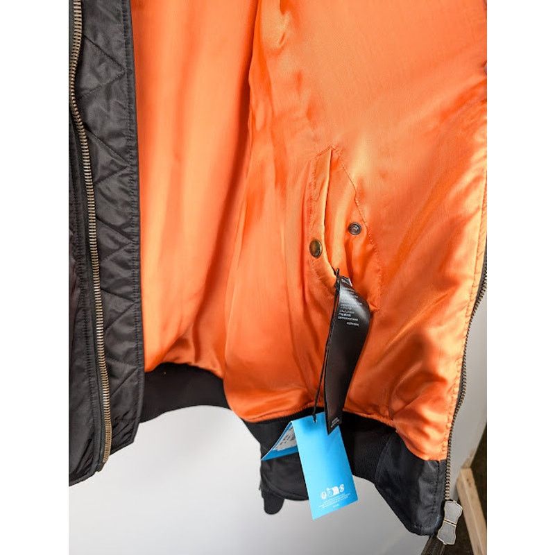 Balenciaga o1rshd1 World Food Program Hooded Nylon Bomber in Black Size US XL / EU 56 / 4 - 17 Thumbnail