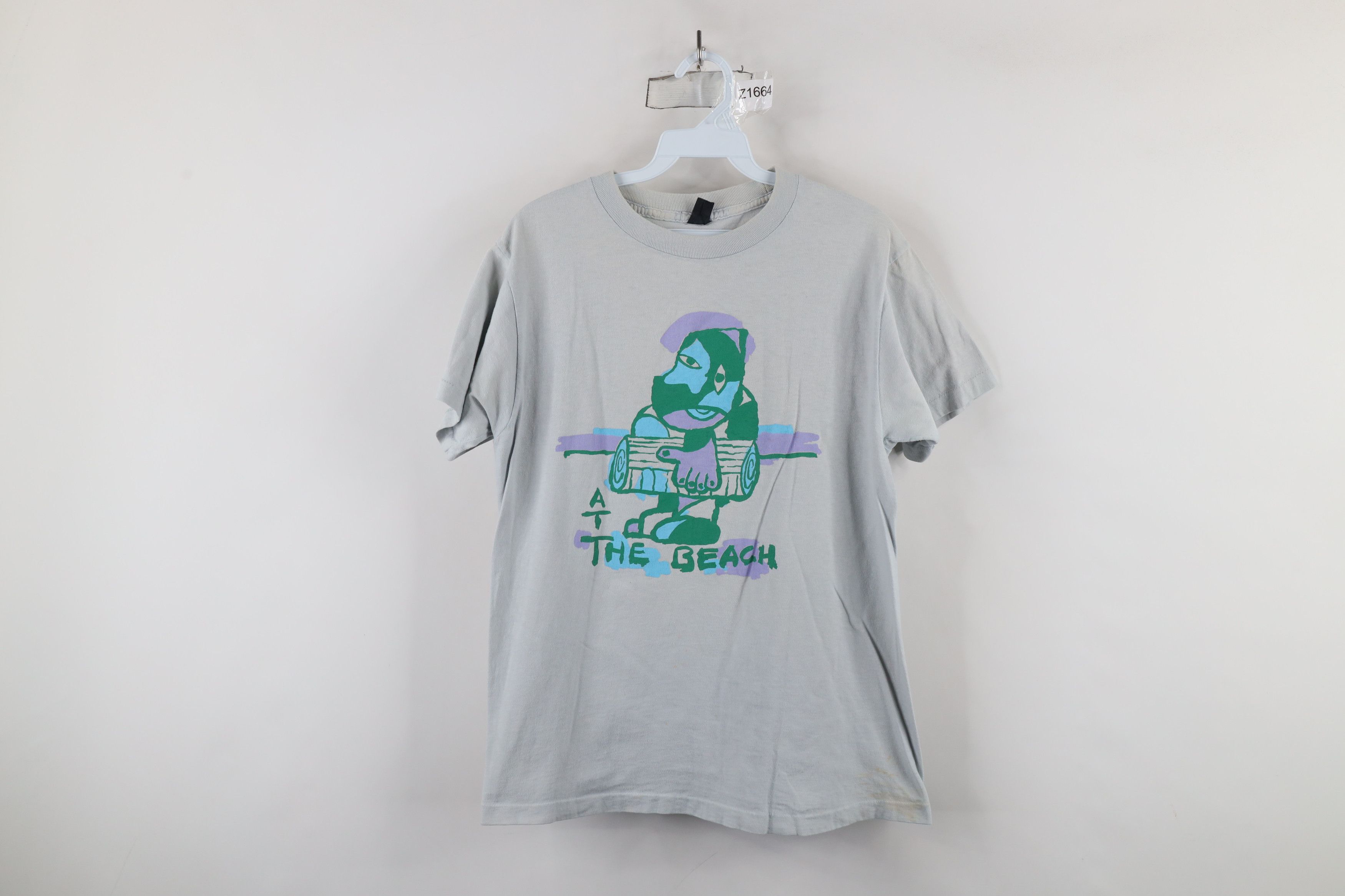 Vintage Vintage 80s 90s Streetwear Beach Platypus Art T-Shirt USA Size US S / EU 44-46 / 1 - 1 Thumbnail