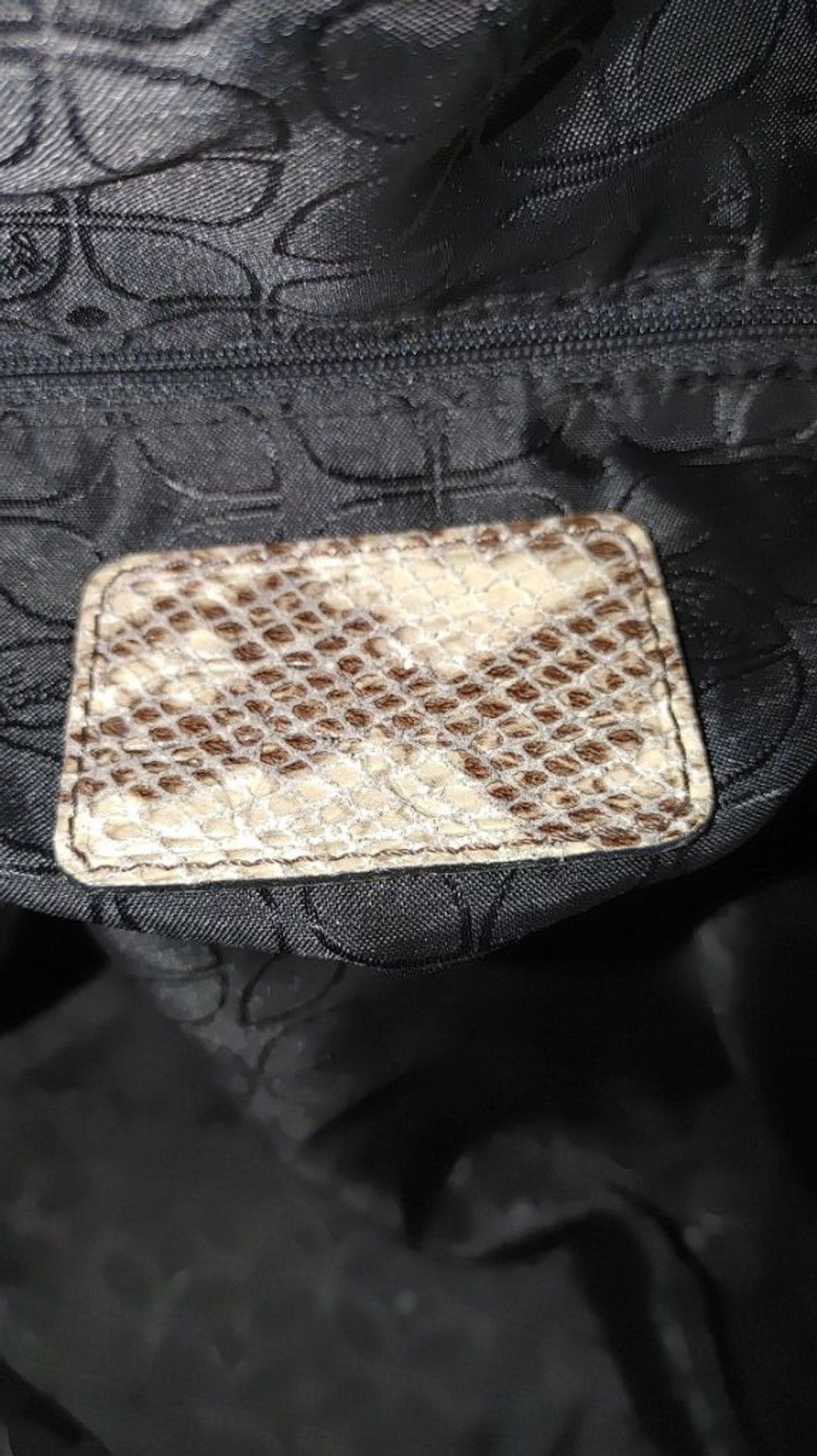 Fossil Fossil Snakeskin Leather Bag Size ONE SIZE - 7 Thumbnail
