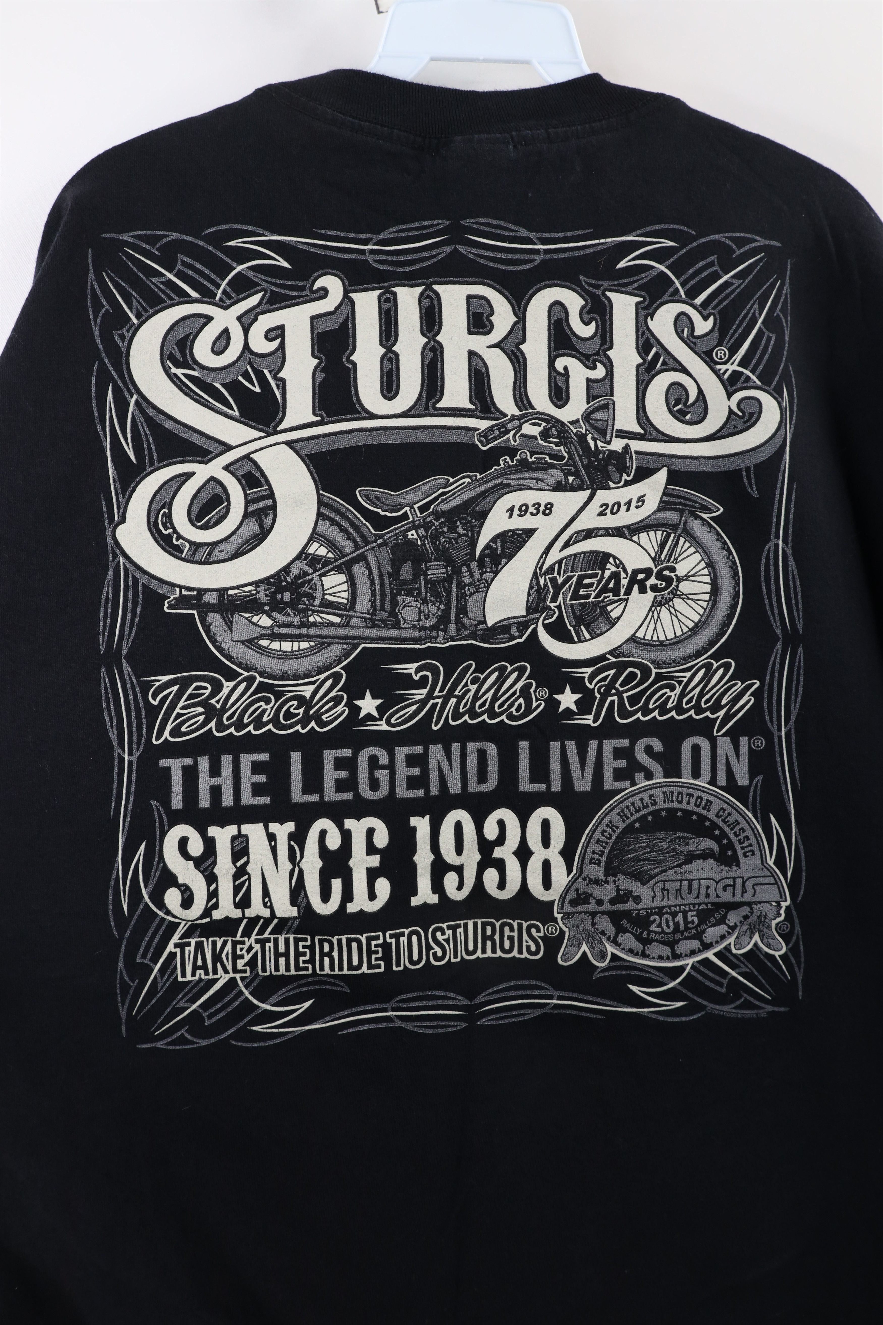 Vintage Vintage Y2K Streetwear Black Hills Rally T-Shirt Black Size US XXL / EU 58 / 5 - 8 Thumbnail