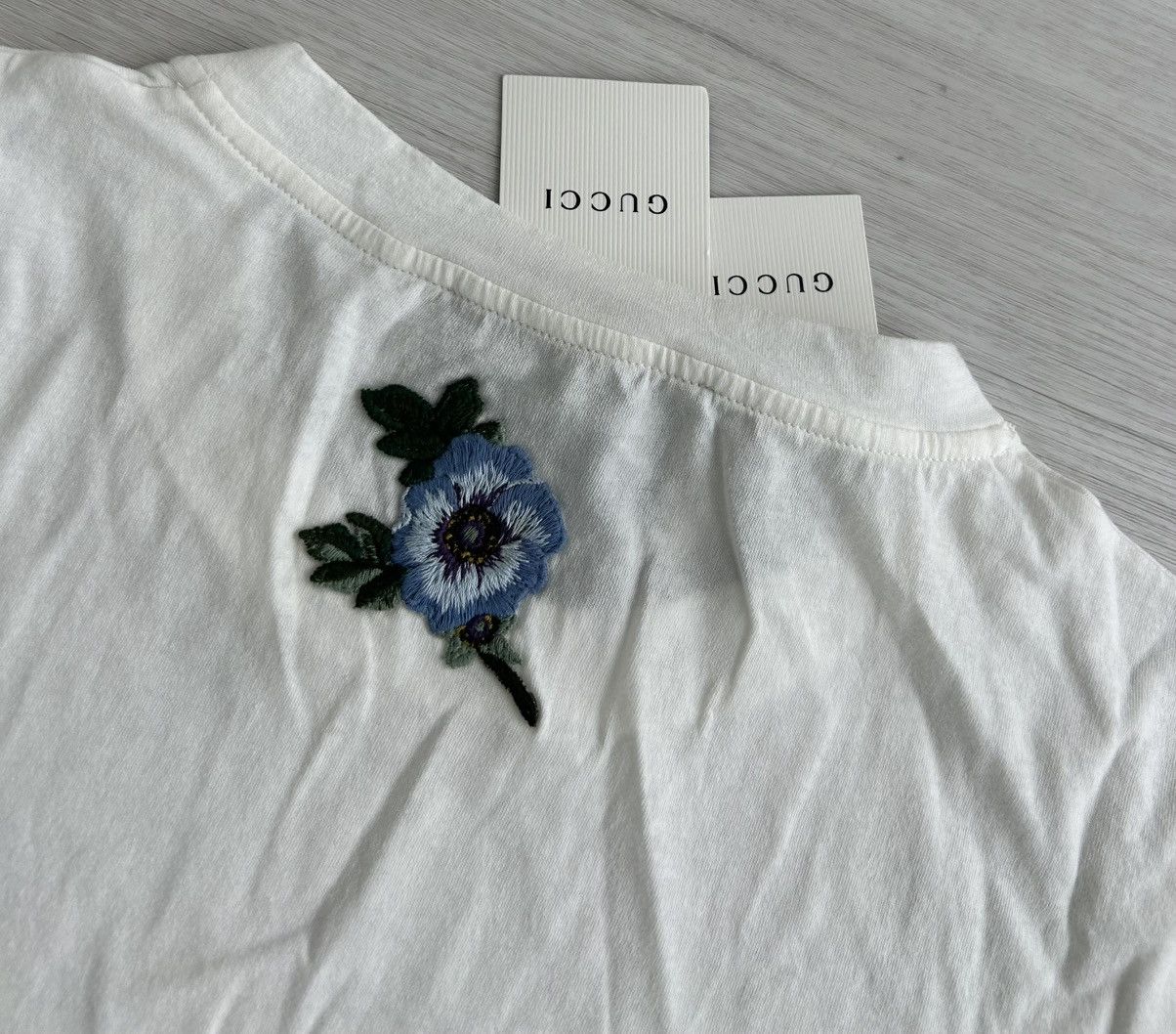 Gucci GUCCI EMBROIDERED FLOWER TEE Size US XS / EU 42 / 0 - 6 Thumbnail