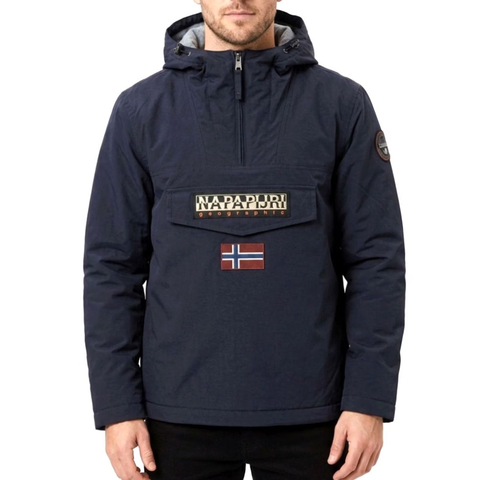Napapijri NAPAPIJRI Winter Rainforest Hooded Anorak Jacket Men Size XL MJ6612 Size US XL / EU 56 / 4 - 2 Thumbnail