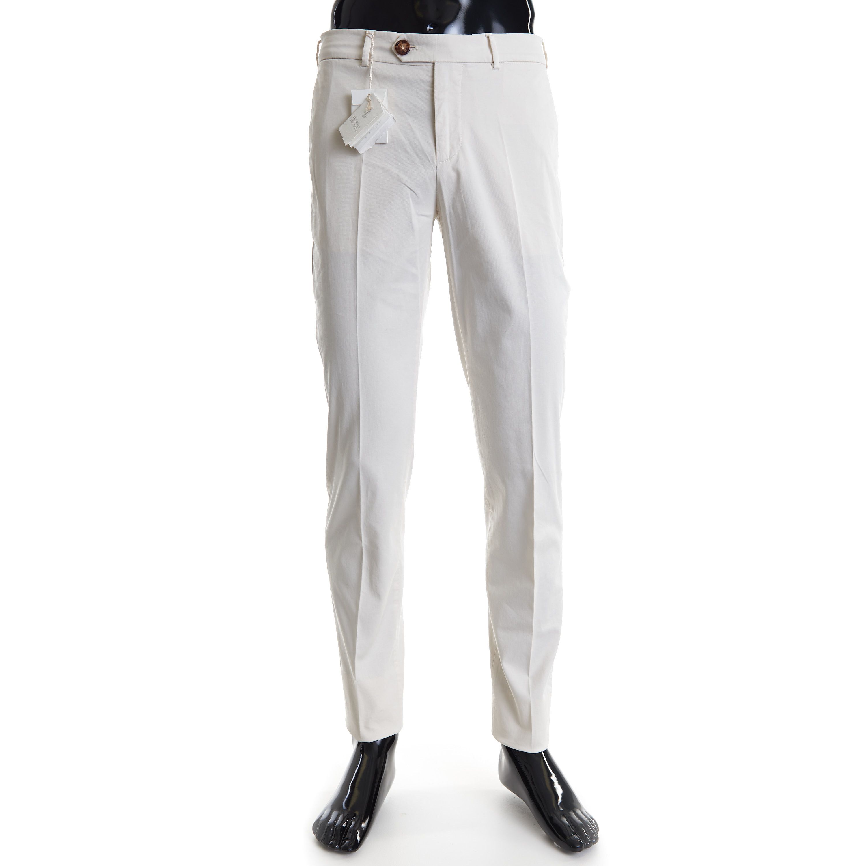 Off White Italian Fit Trousers / Pants