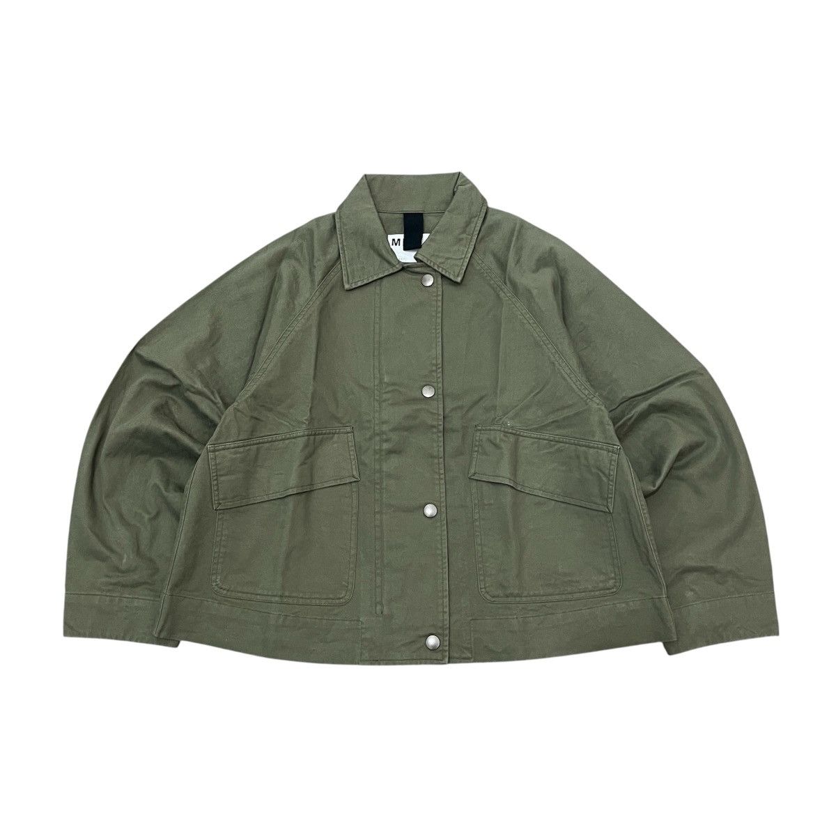 Margaret Howell MHL Big Pocket Jacket Kanvas Olive Green ifsixwasnine Size US L / EU 52-54 / 3 - 1 Thumbnail