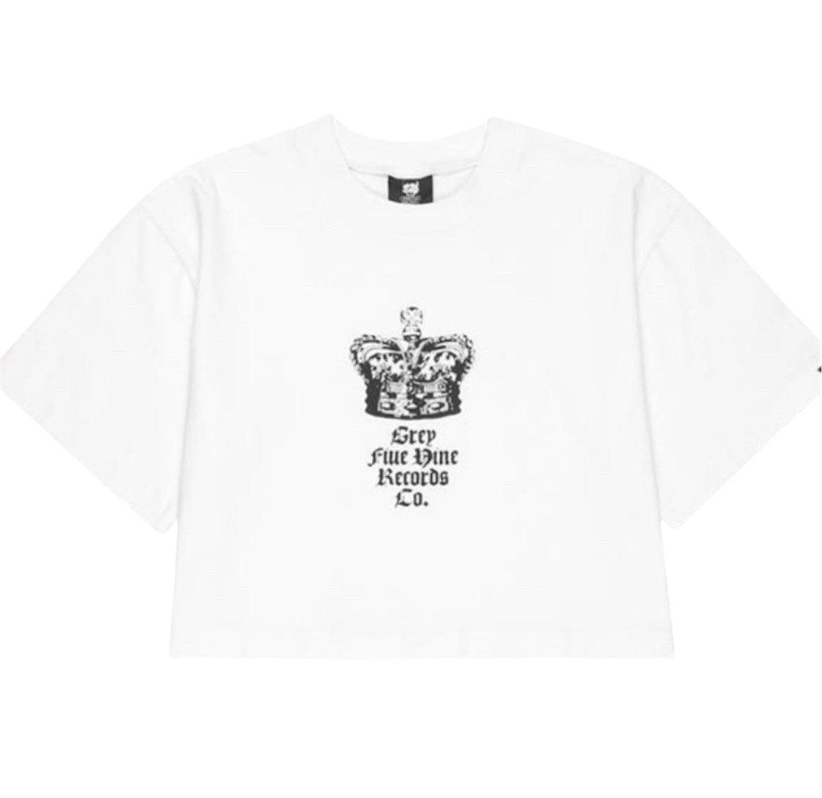 G59 Records G59 MIGRAINE WOMENS CROP TEE (WHITE) M Size M / US 6-8 / IT 42-44 - 5 Thumbnail