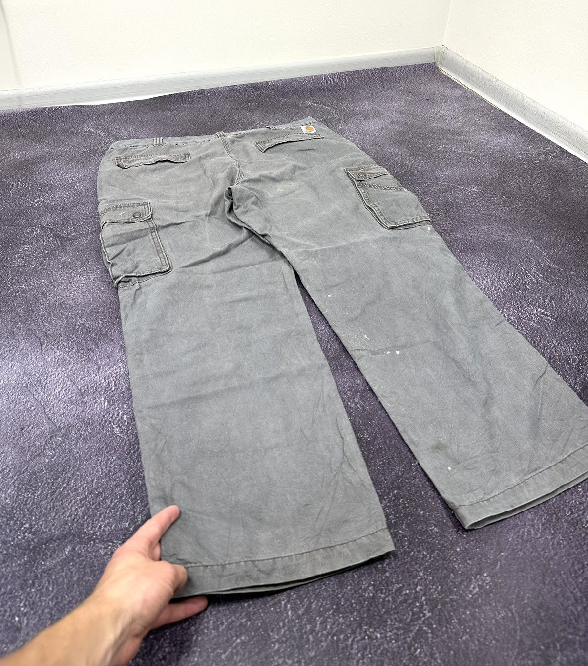 Carhartt Vintage Carhartt Distressed Baggy Cargo USA Opium Work Pants Size US 40 / EU 56 - 3 Thumbnail
