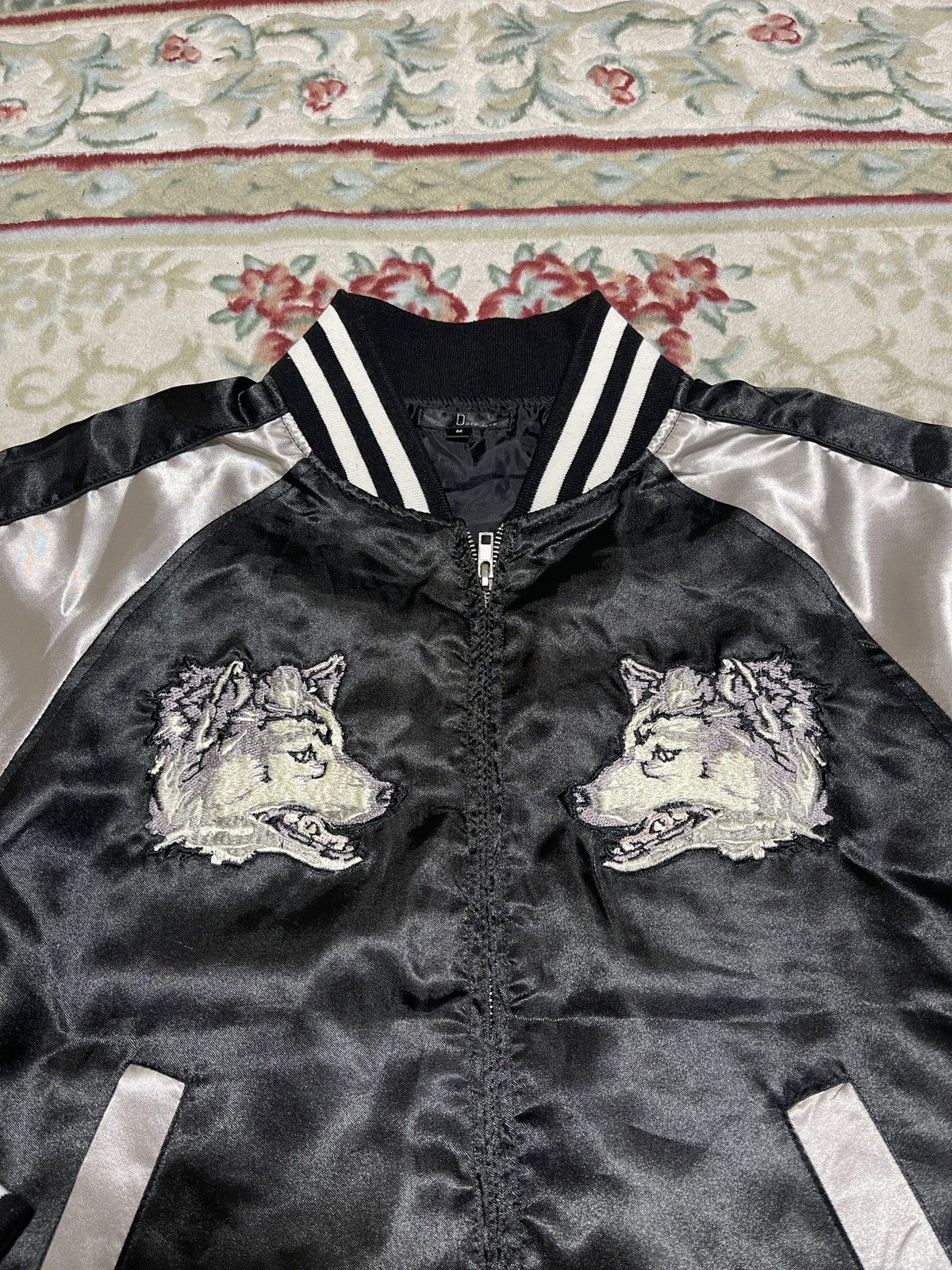 Japanese Brand 5zip five Japan map embroidery Sukajan M Size US M / EU 48-50 / 2 - 6 Thumbnail