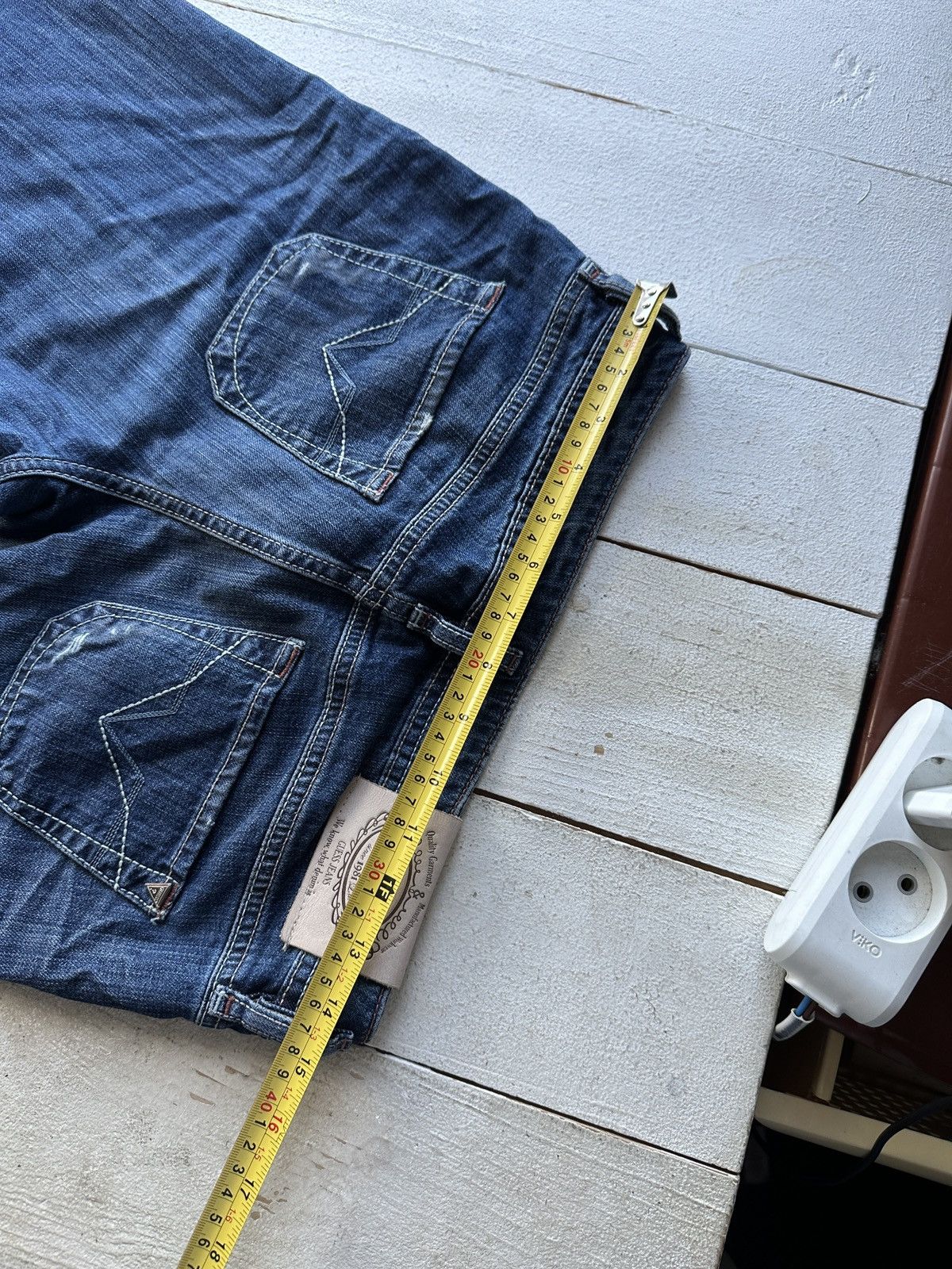 Guess FLARED 🚨00S GUESS WITH LOGO WOMEN BOOTCUT JEANS DARK BLUE Size 30" / US 8 / IT 44 - 13 Thumbnail