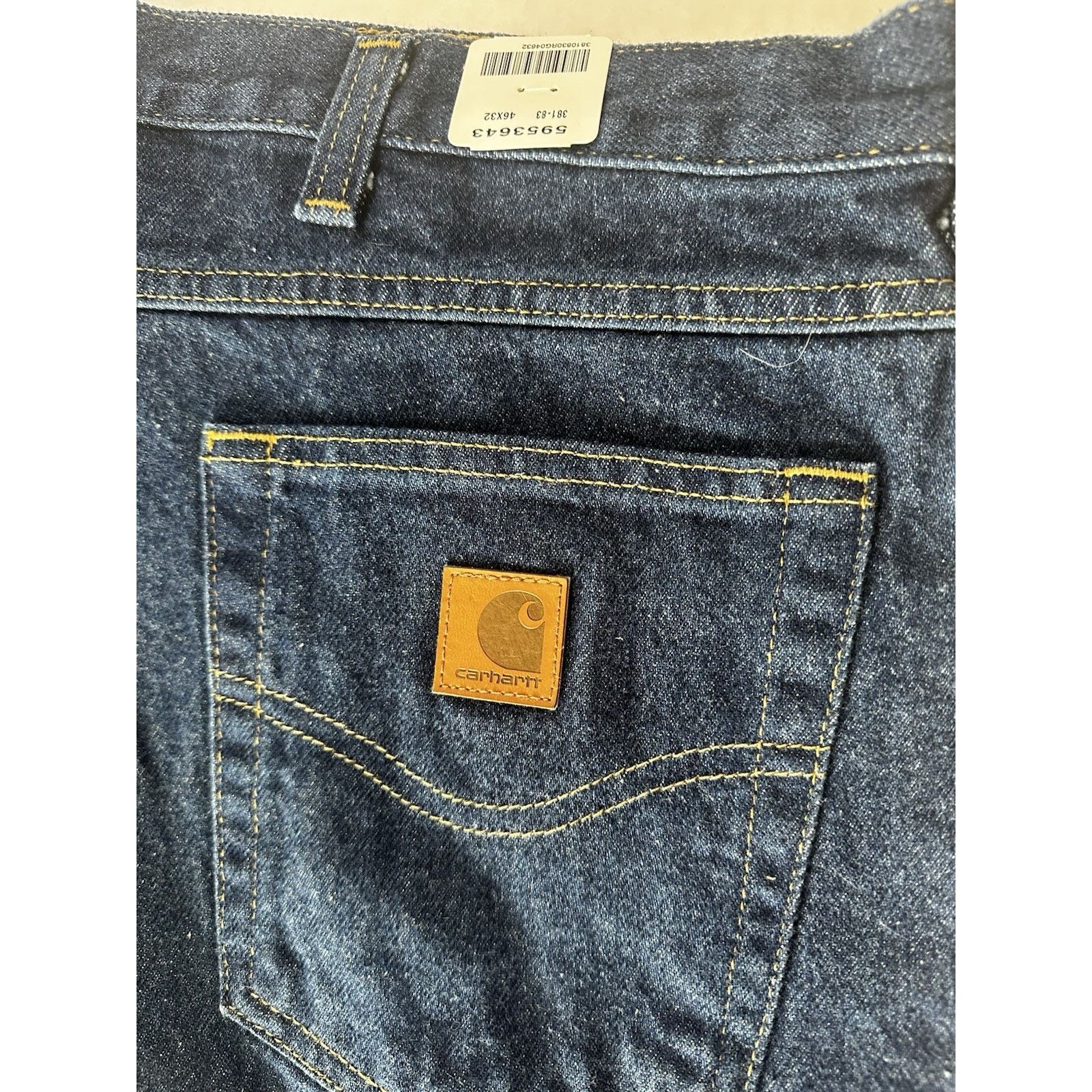 Carhartt Carhartt Blue Jeans 46x32 Relaxed Cotton Workwear Denim NWT Size US 44 / EU 60 - 2 Thumbnail