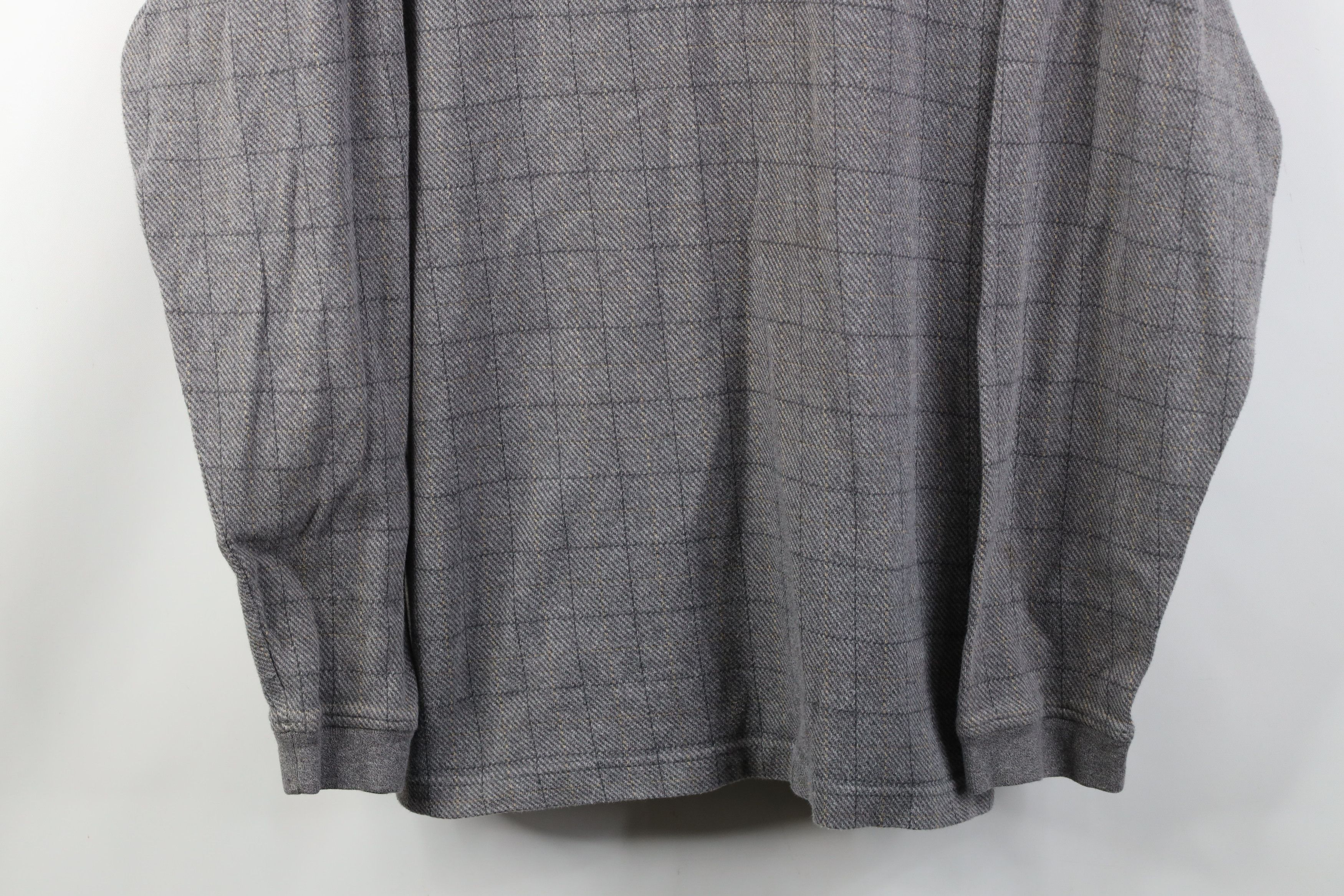 Vintage Vintage 90s Streetwear Heavy Long Sleeve Rugby Polo Plaid Size US M / EU 48-50 / 2 - 3 Thumbnail