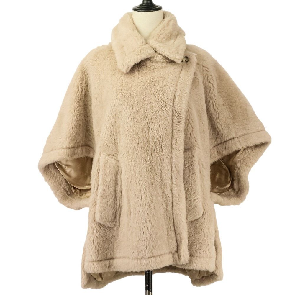 Max Mara Max Mara Max Mara Teddy Bear Wool Cape Fur Outerwear 23473619336 DUTY FREE for USA Size ONE SIZE - 1 Thumbnail