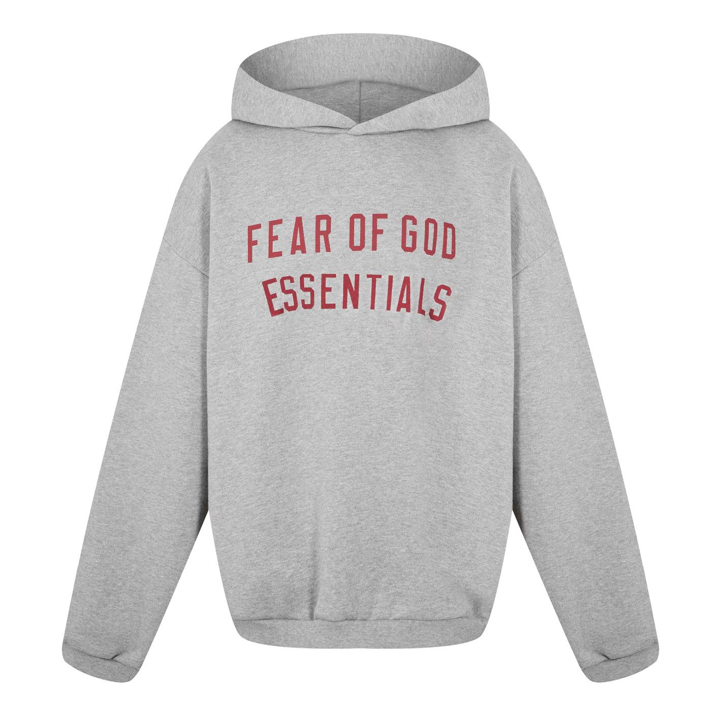 Fear of God o1g2r1mq0426 Fleece Hoodie in Heather Grey Size US M / EU 48-50 / 2 - 1 Thumbnail