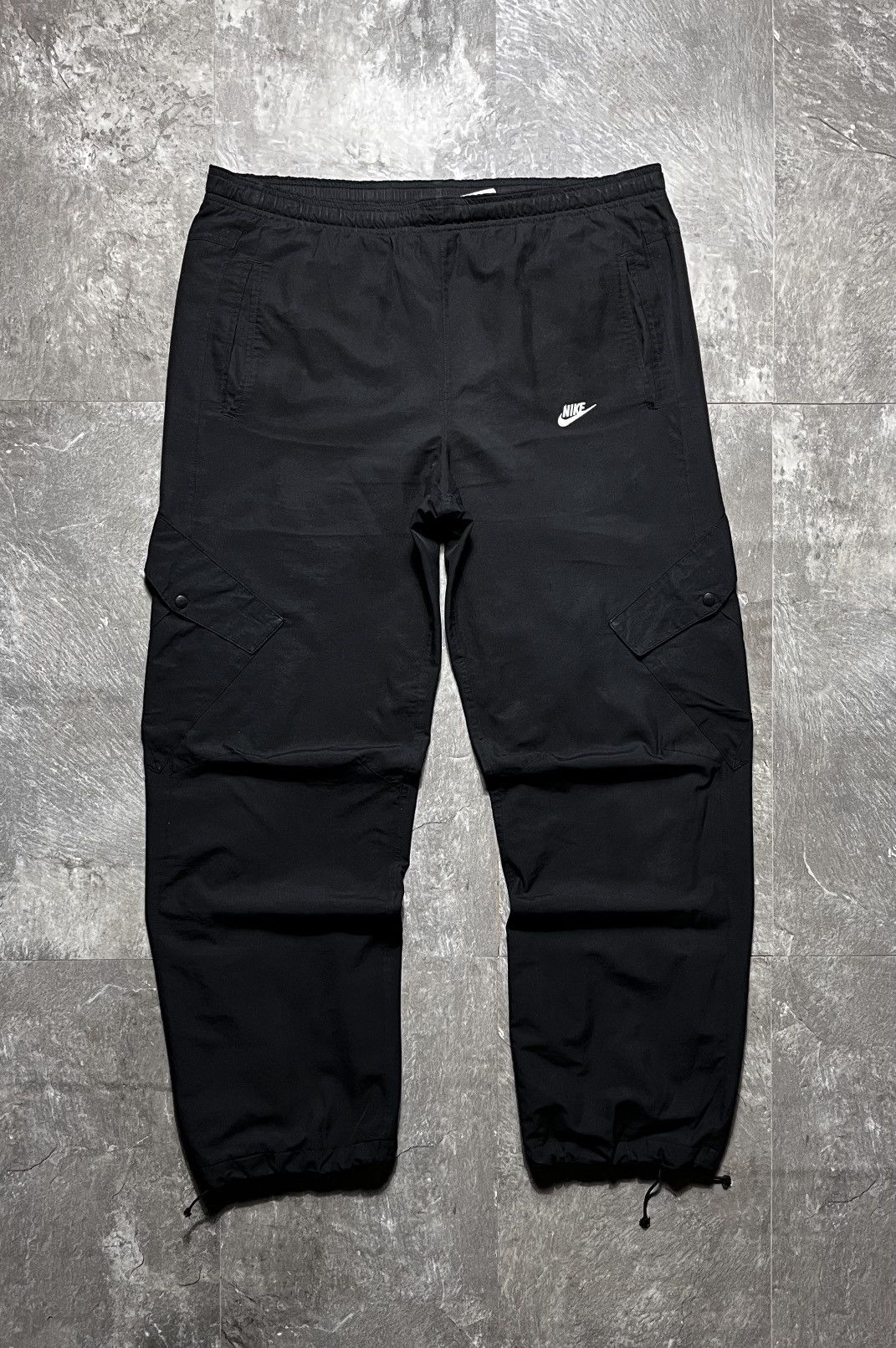 Nike Vintage Nike Track Pants Cargo Nylon Swoosh Baggy Size US 34 / EU 50 - 2 Thumbnail