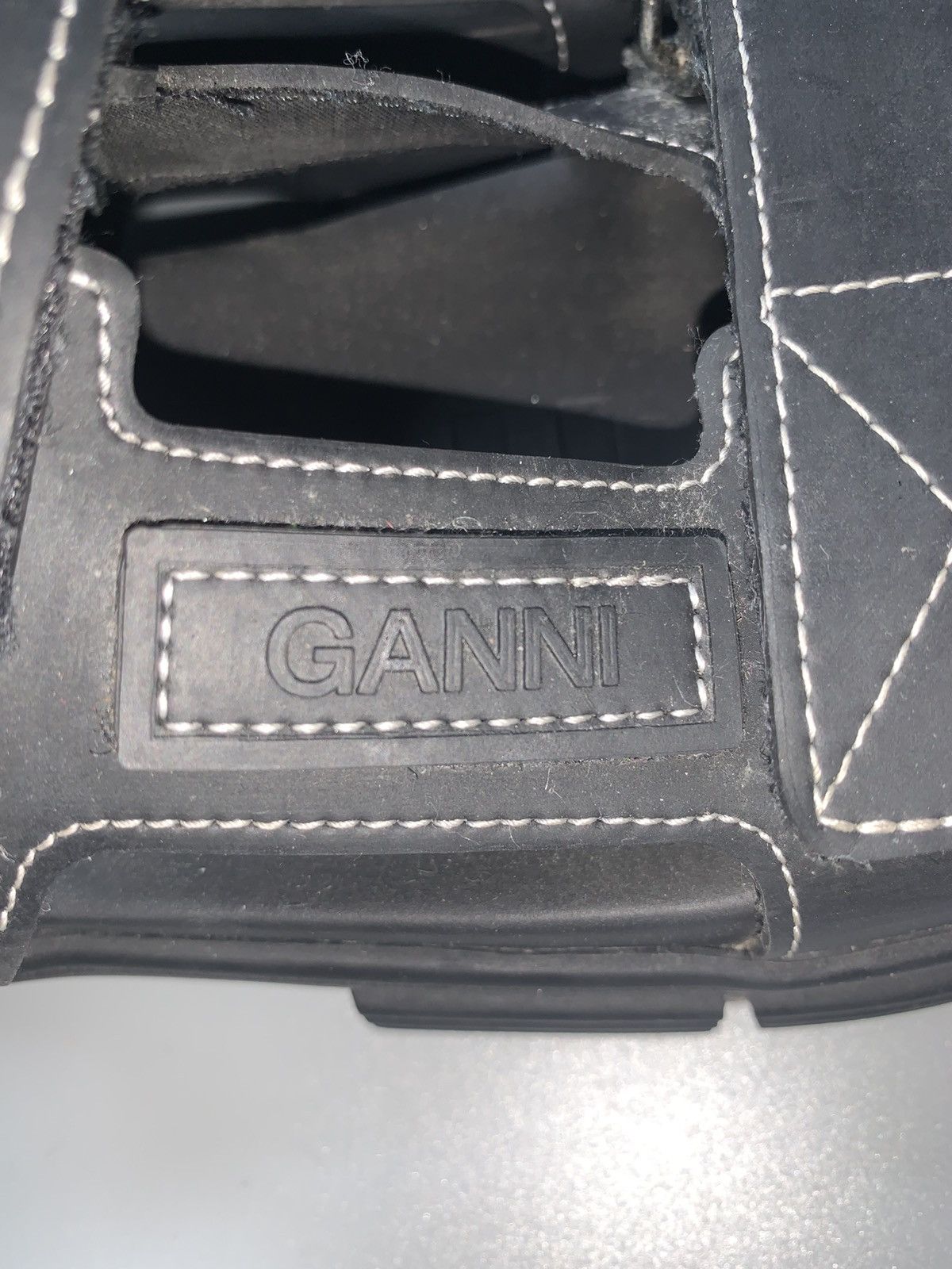 Ganni Ganni Recycled Rubber Sandals Size US 9 / IT 39 - 7 Thumbnail