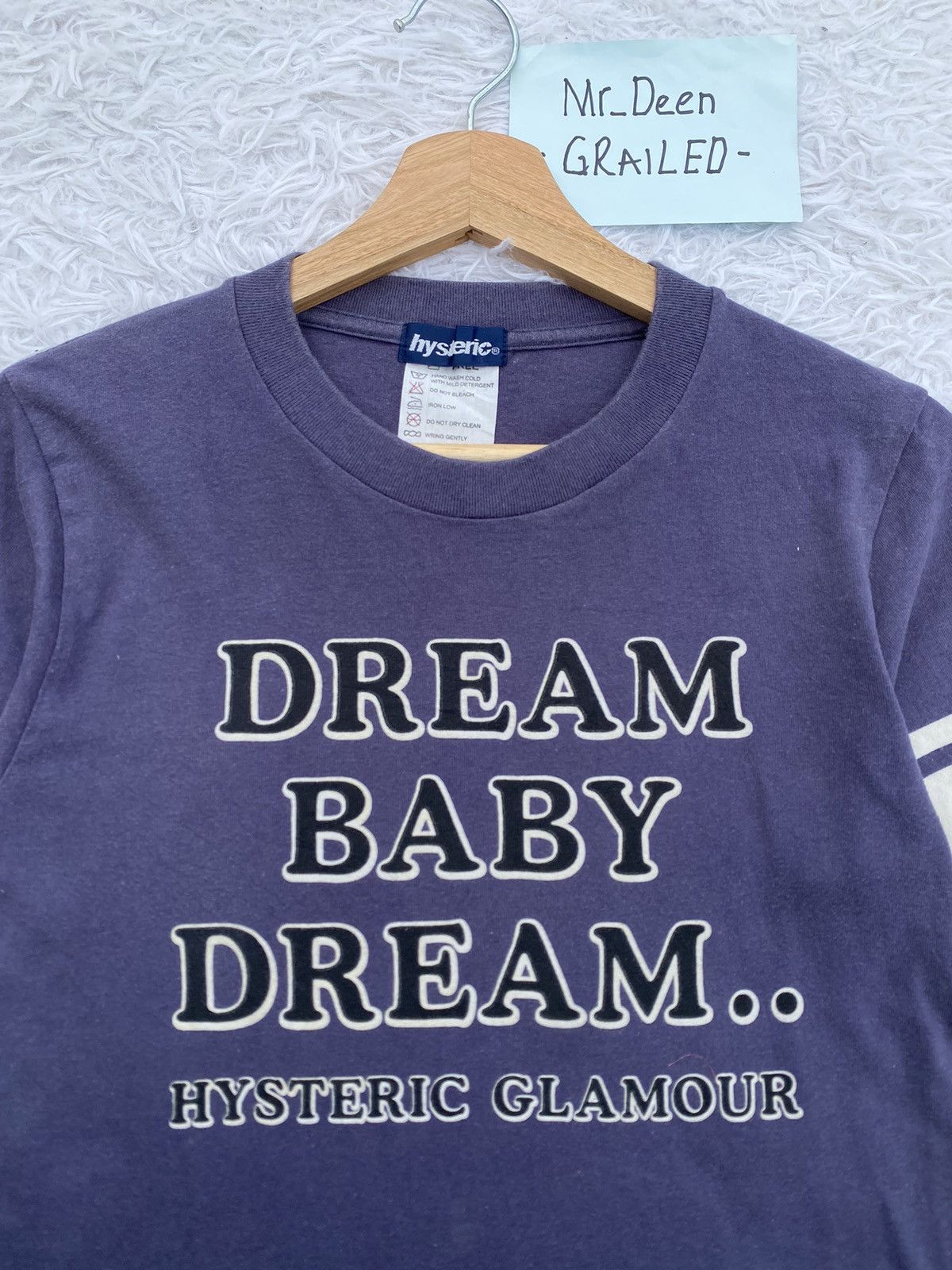 Hysteric Glamour Rare Vintage Hysteric Glamour Dream Baby Dream Tshirt Size US S / EU 44-46 / 1 - 6 Thumbnail