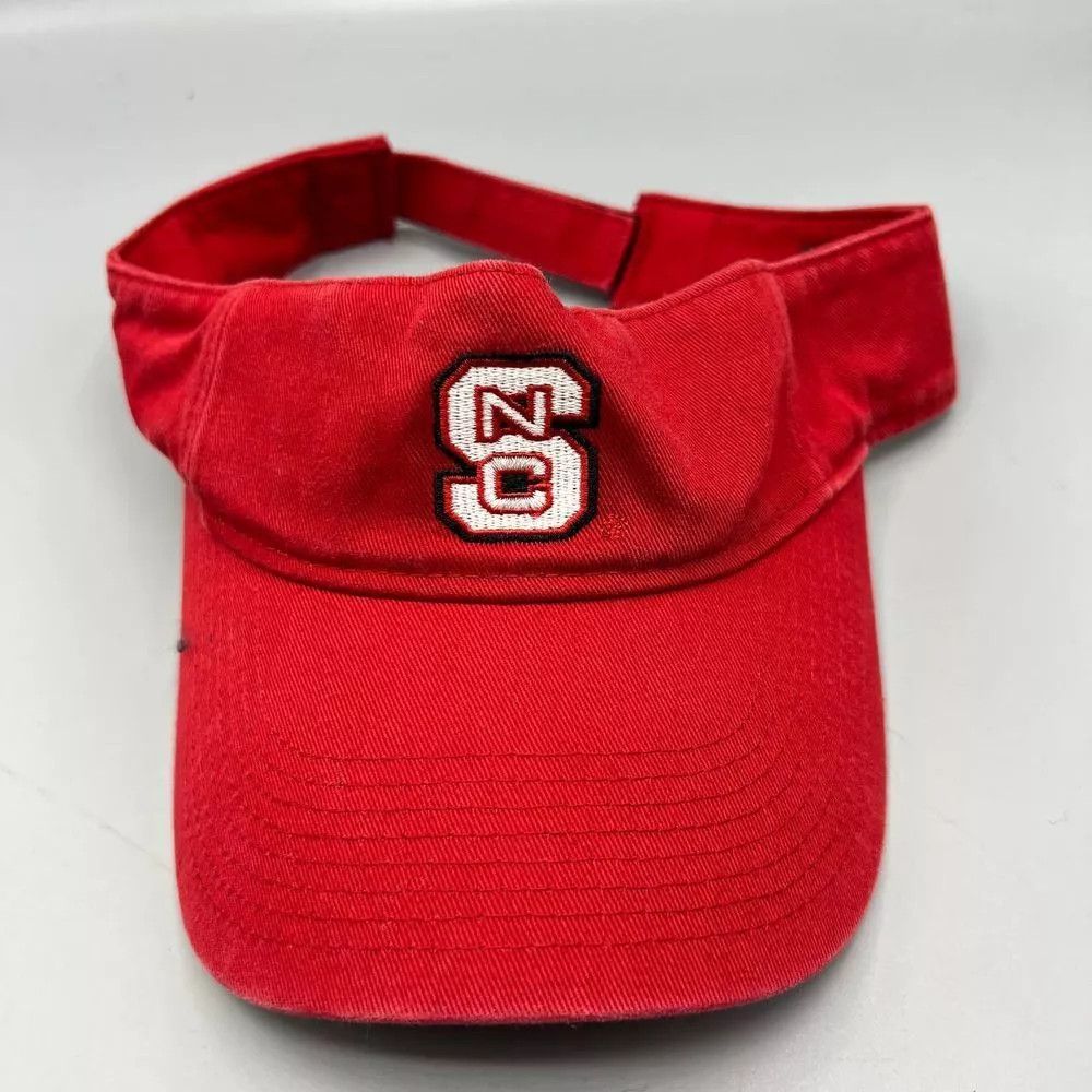 Adidas NC State Wolfpack Visor Hat Men Adidas NCA Strap Back Cap Size ONE SIZE - 1 Thumbnail