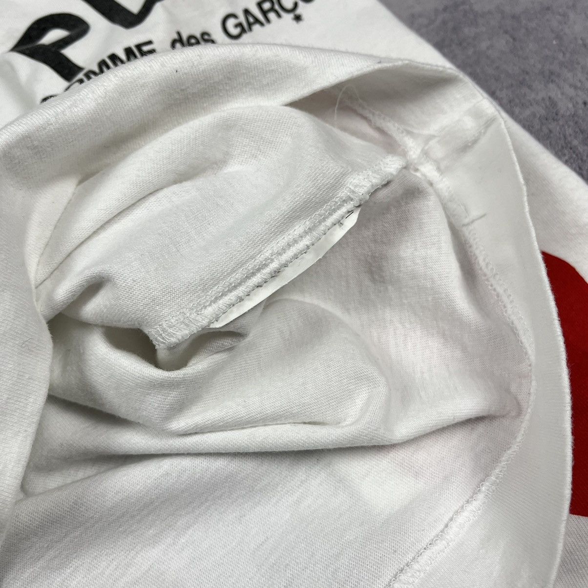 Comme des Garcons Comme Des Garcons Heart Big Logo Y2K Long Sleeve Shirt Size US XS / EU 42 / 0 - 6 Thumbnail