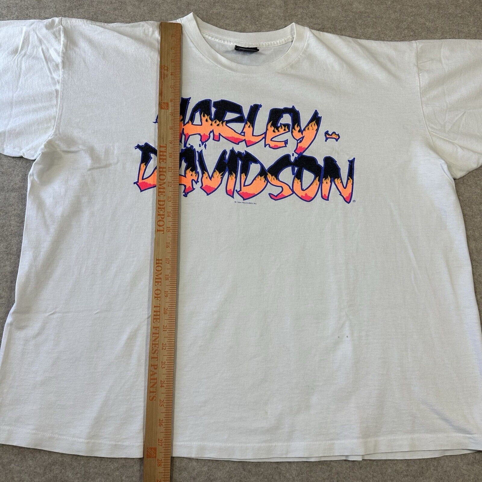 Harley Davidson Vintage Harley Davidson Flame Logo 94’ Tee Polar Bear Size US XXL / EU 58 / 5 - 8 Thumbnail