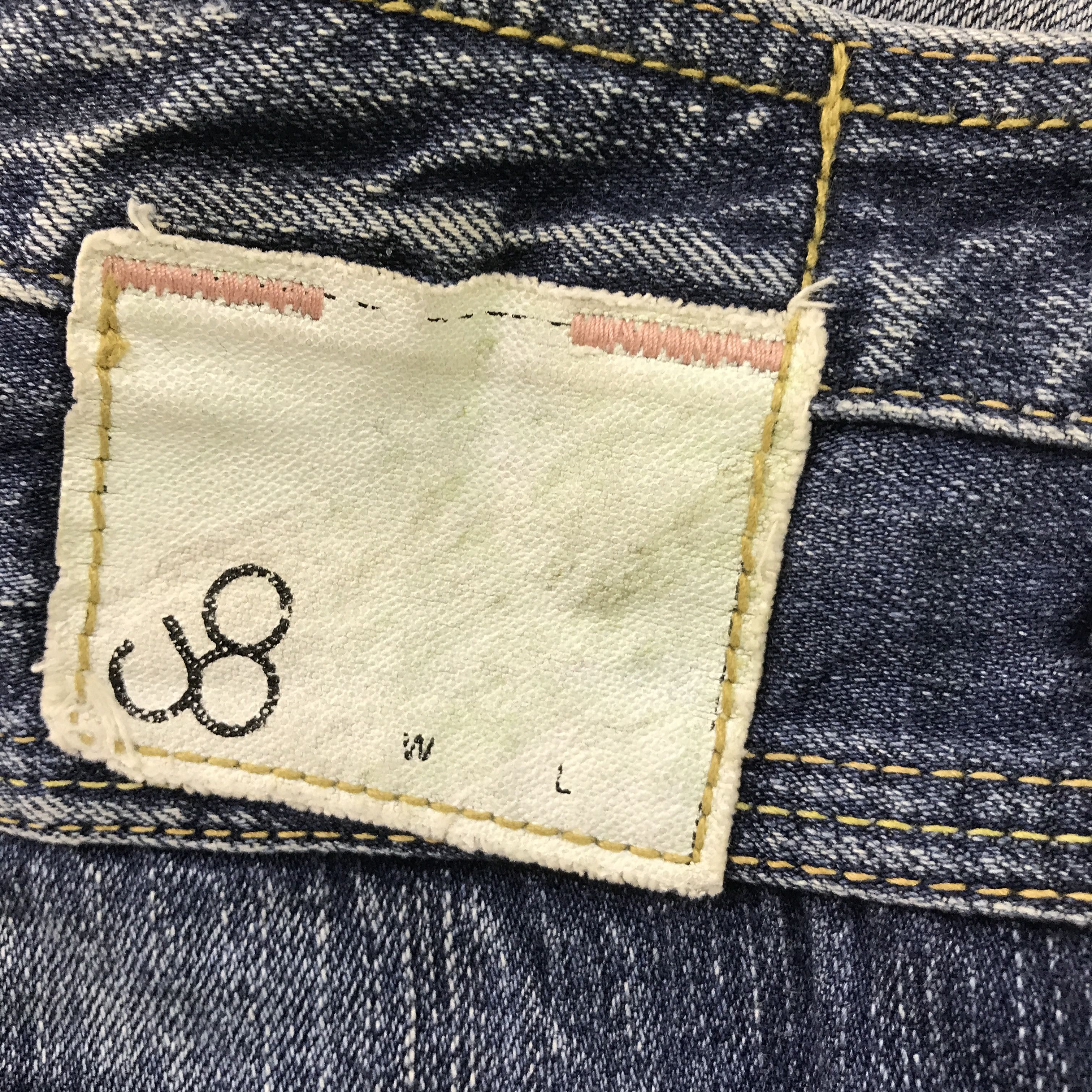 Japanese Brand BAGGY JOHN BULL JAPANESE BRAND DISTRESSED DENIM K118B20 Size US 32 / EU 48 - 12 Thumbnail