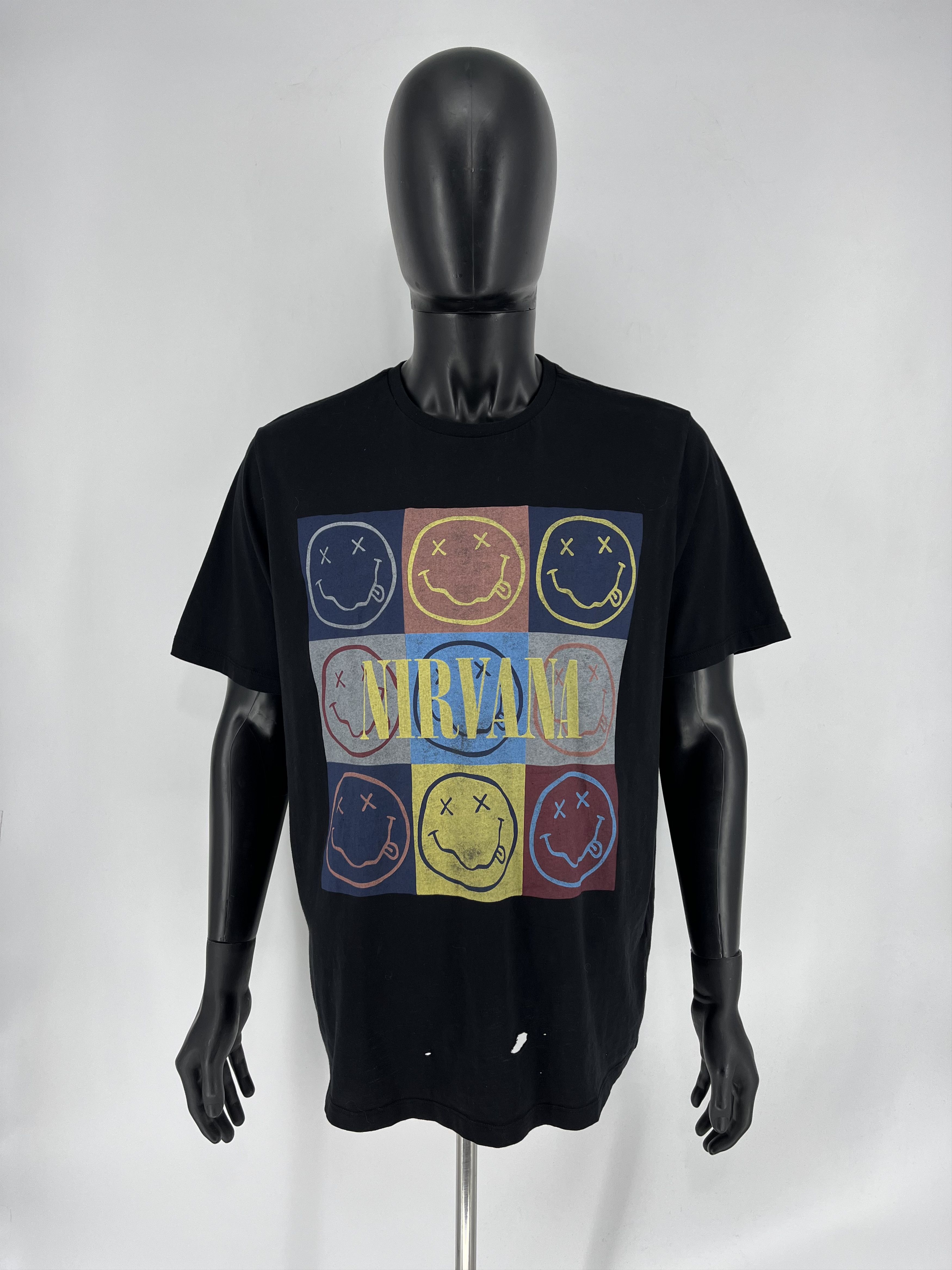 Band Tees × Vintage Nirvana Vintage Tee Men's Size L Black Short Sleeve Size US XXL / EU 58 / 5 - 2 Thumbnail