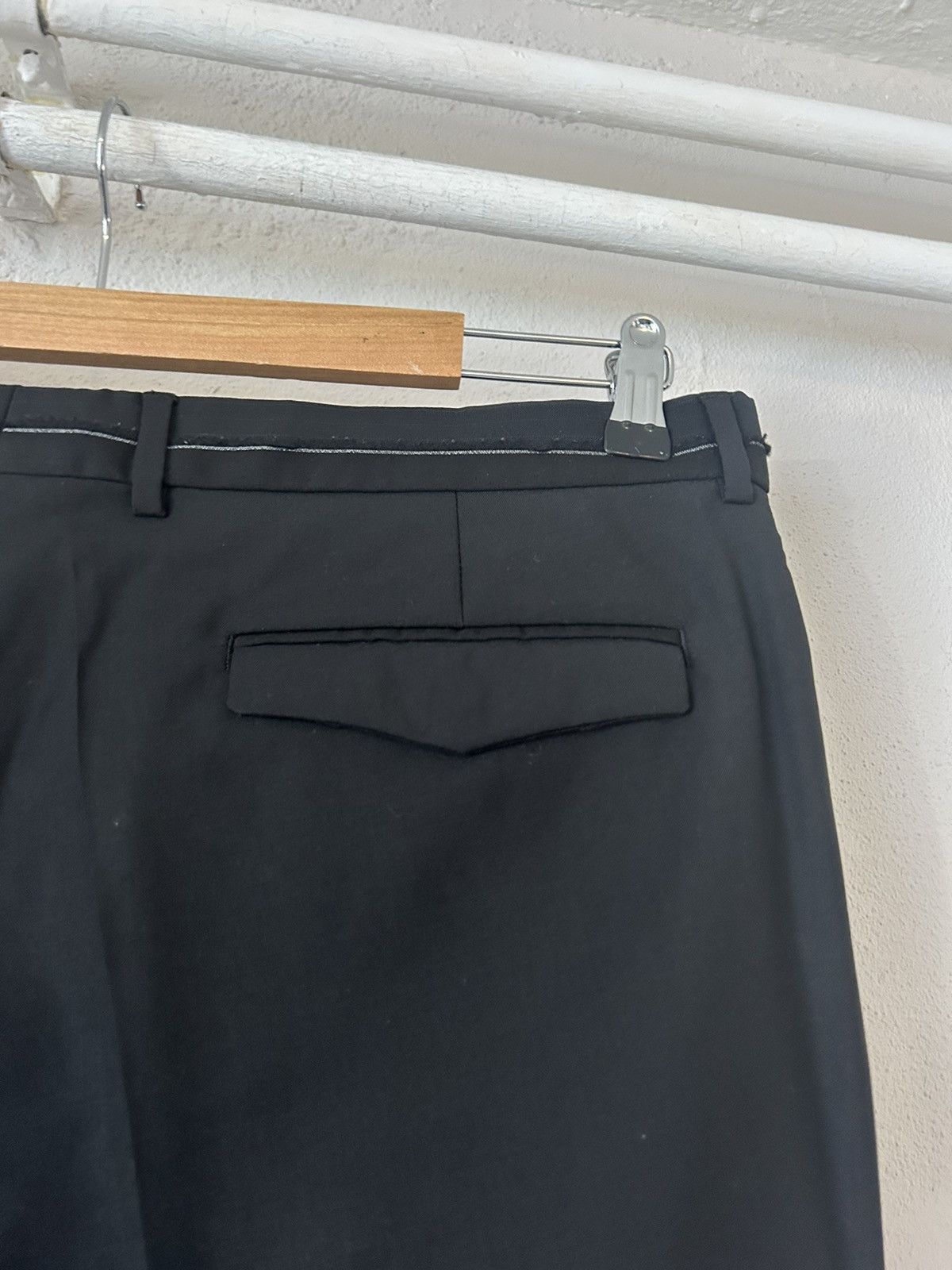 Dior Dior Black Wool Trousers, Size 52, 100% Virgin Wool Size US 36 / EU 52 - 10 Thumbnail