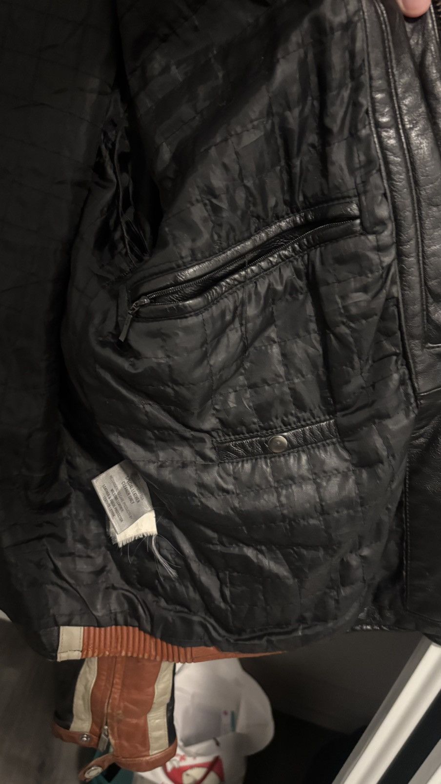 Wilsons Leather Vintage Wilsons Leather Moto Jacket Y2K Racer Black Brown M Size US M / EU 48-50 / 2 - 4 Thumbnail