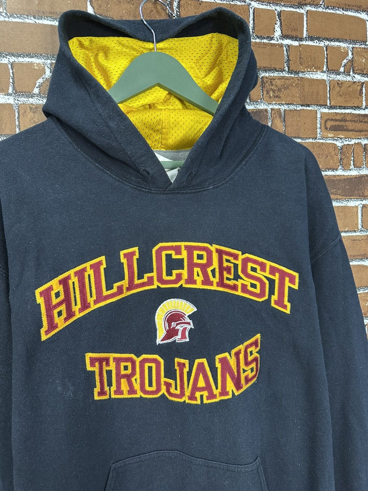 Collegium Y2k USC Hillcrest Trojan High School Hoodie Z427 Size US L / EU 52-54 / 3 - 2 Thumbnail