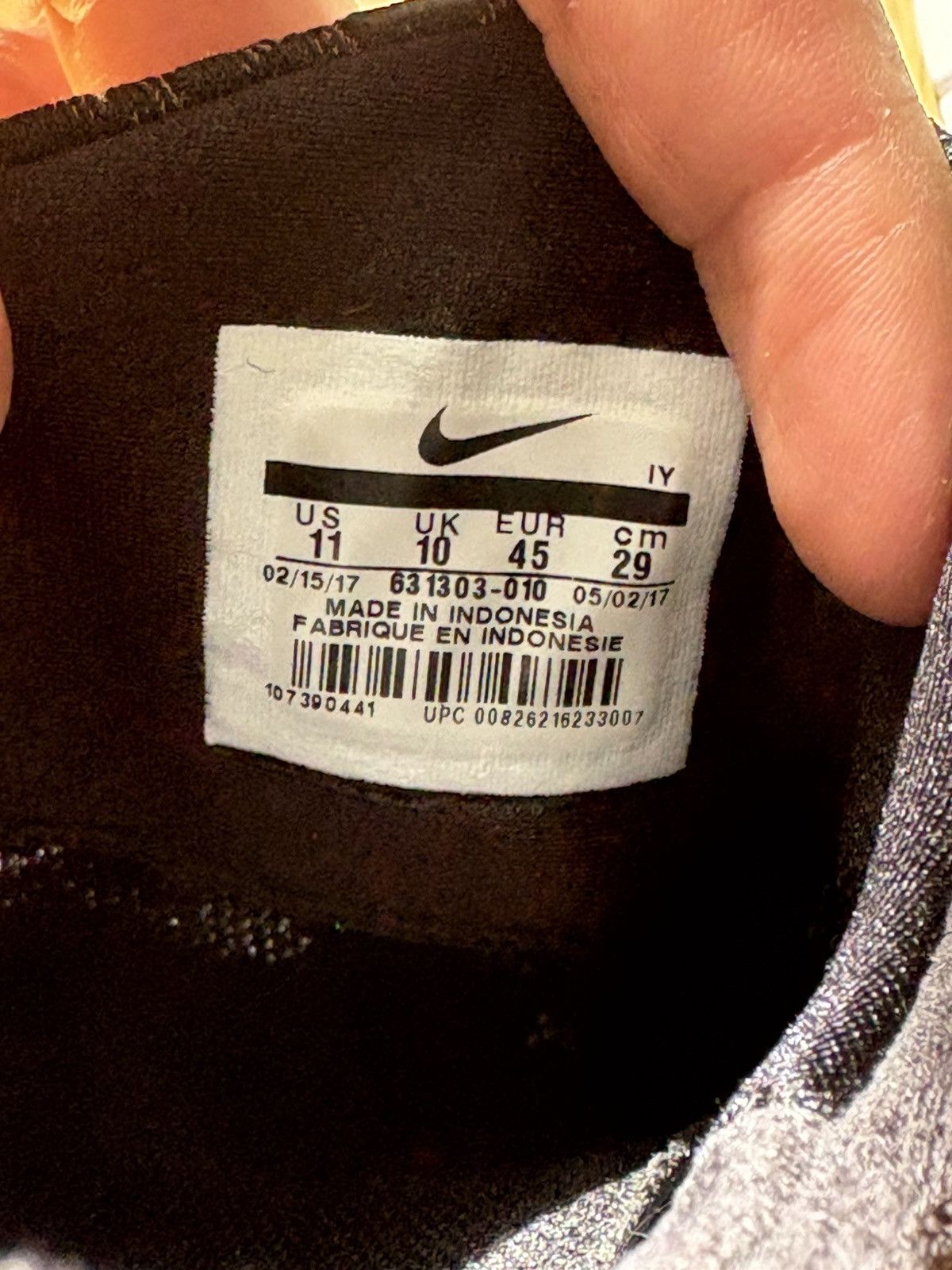 Nike Nike SB Stefan Janoski Black White Size US 11 / EU 44 - 7 Thumbnail